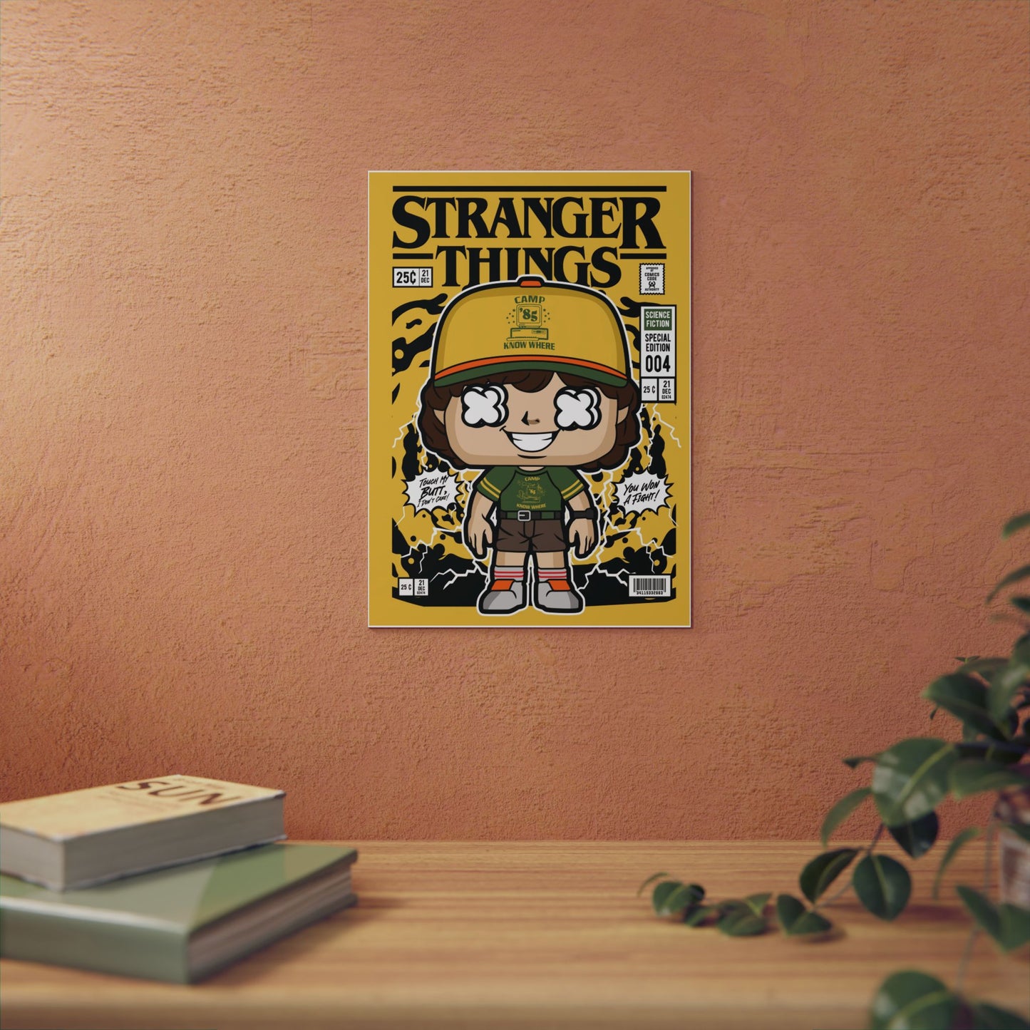 Dustin Stranger Things Metal Poster