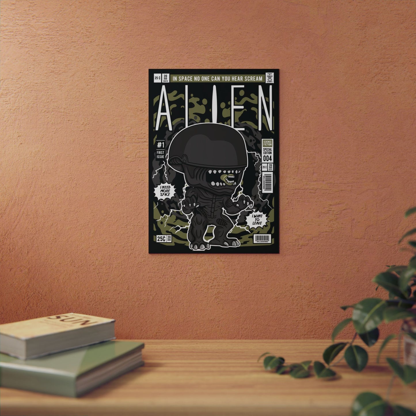 Alien Metal Poster