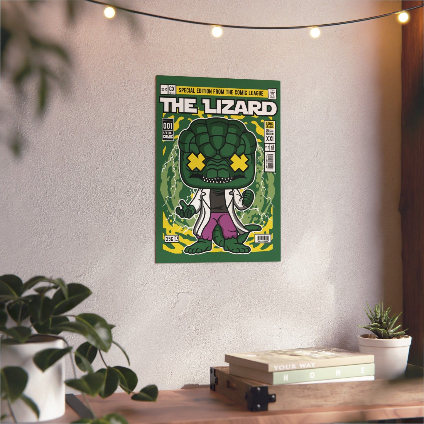 The Lizard Metal Poster