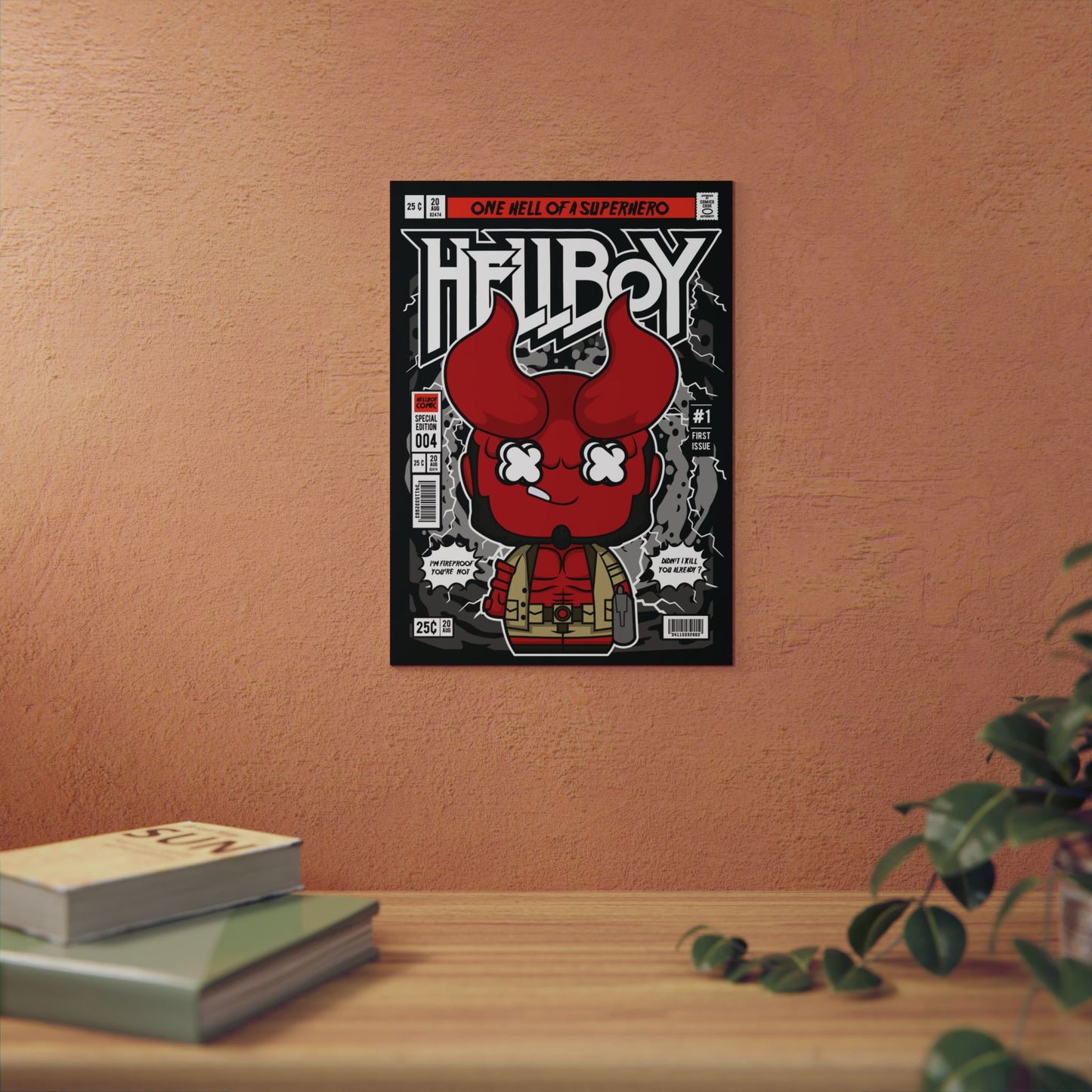 Hell Boy Metal Poster