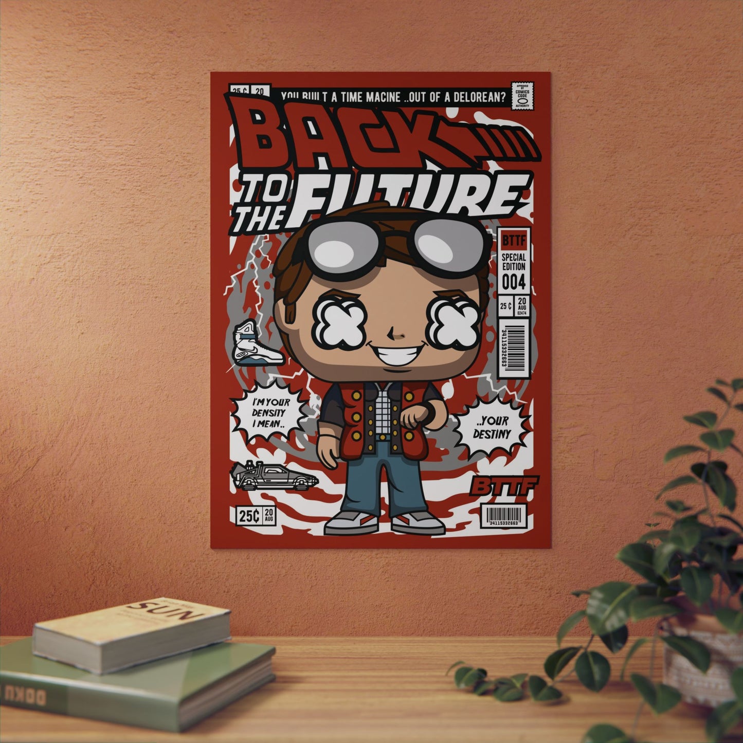 Marty Mcfly Metal Poster