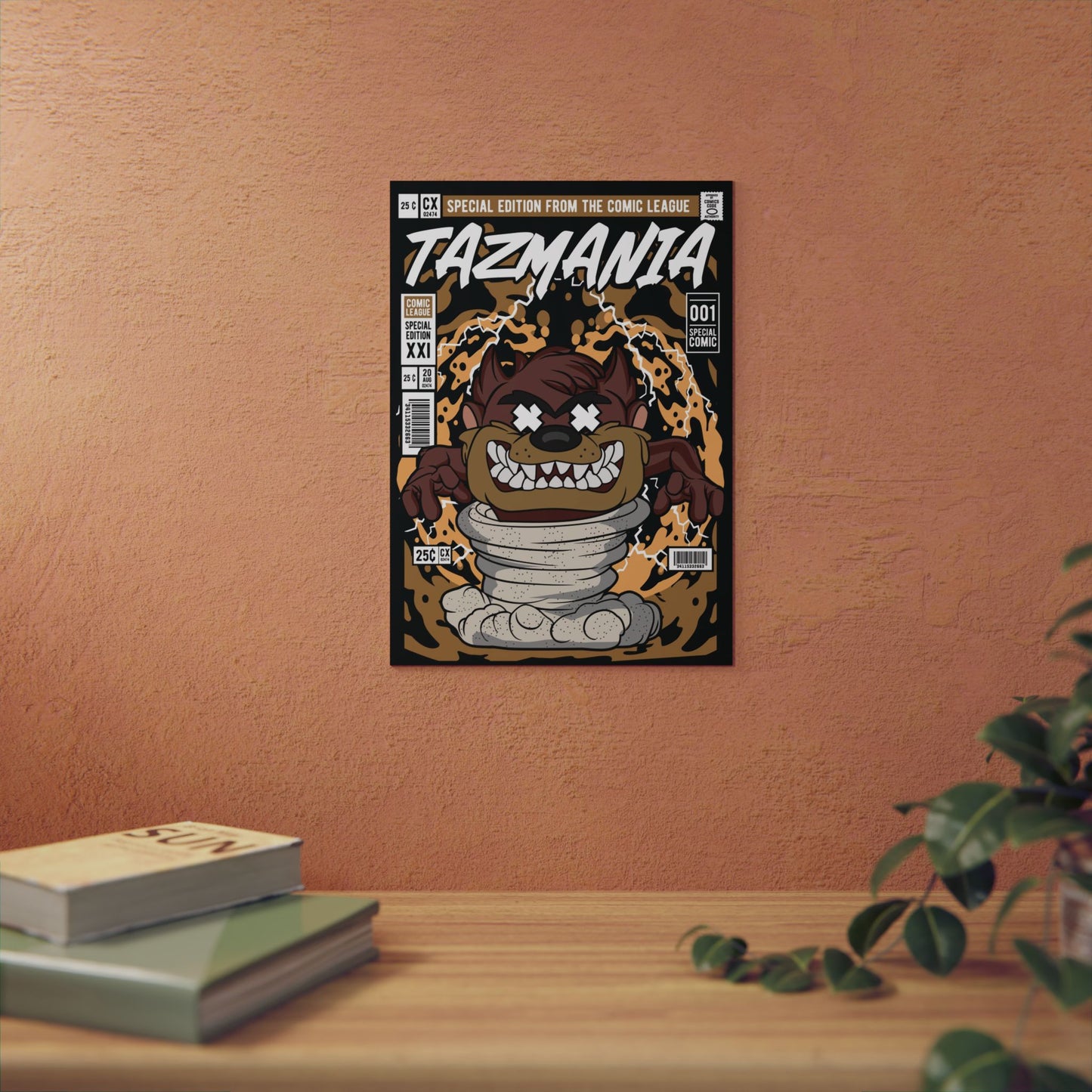 Taz Metal Poster