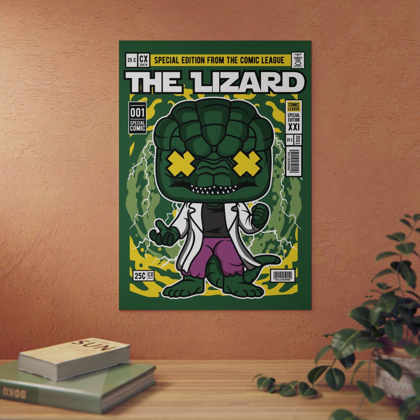 The Lizard Metal Poster