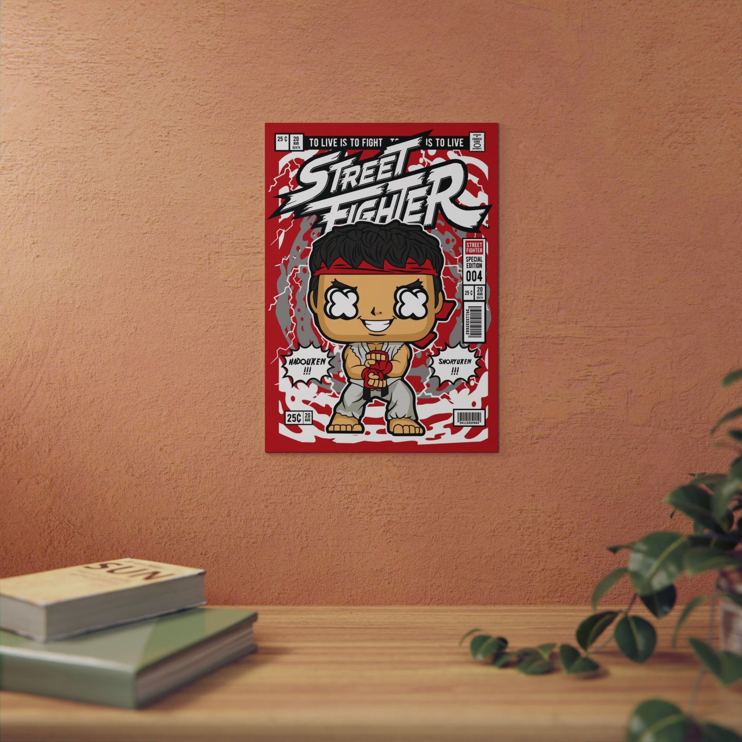 Ryu Metal Poster