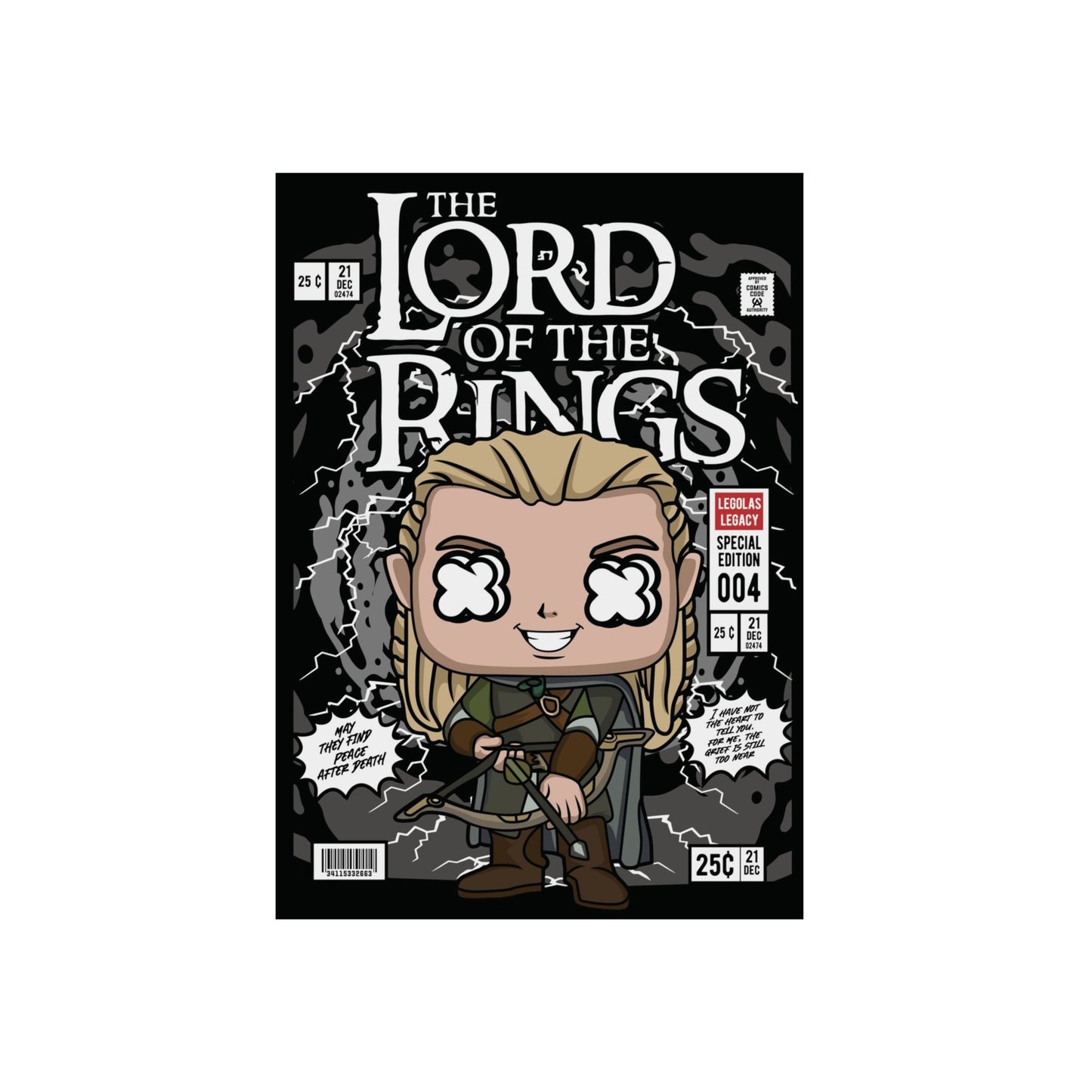 Legolas Metal Poster
