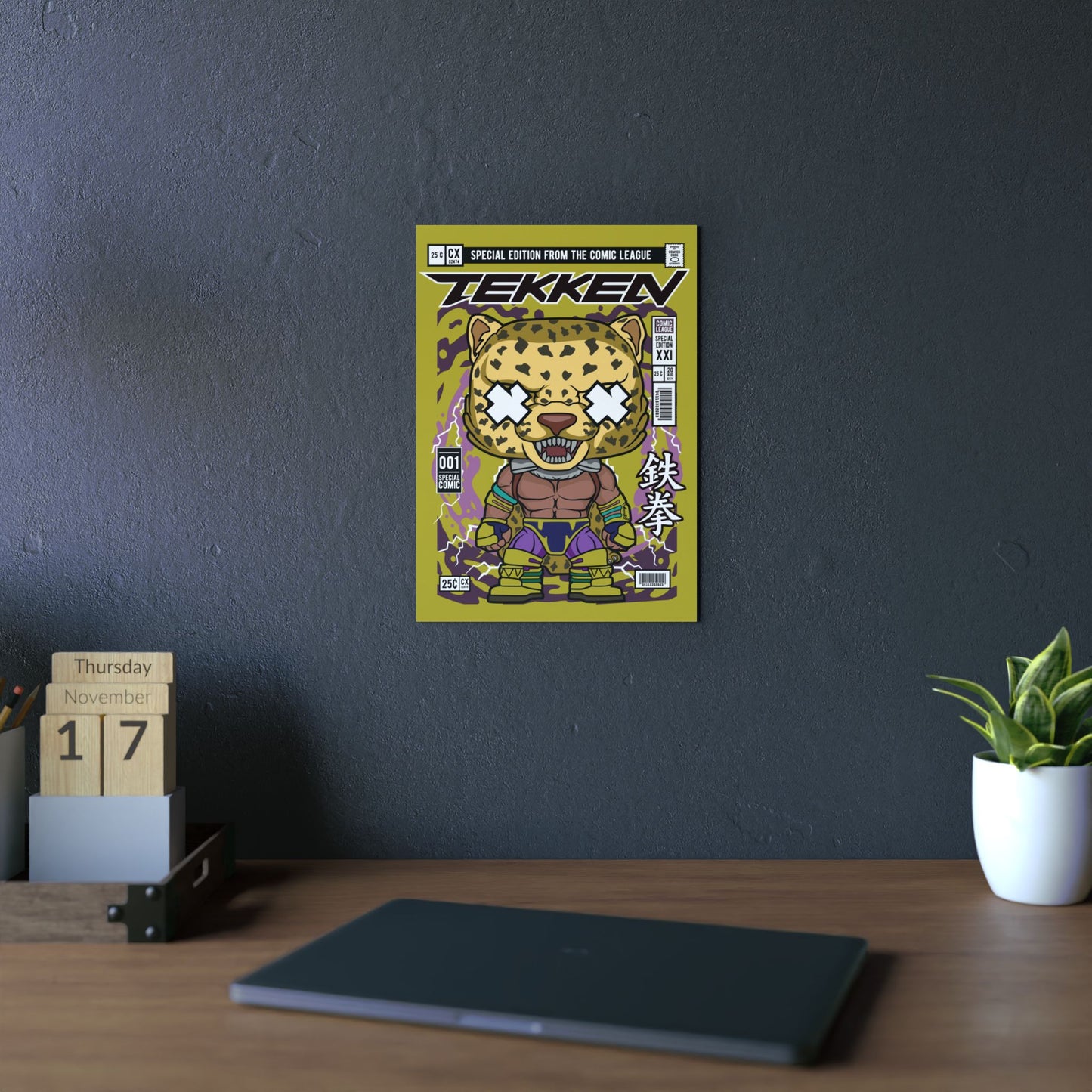 King Tekken Metal Poster