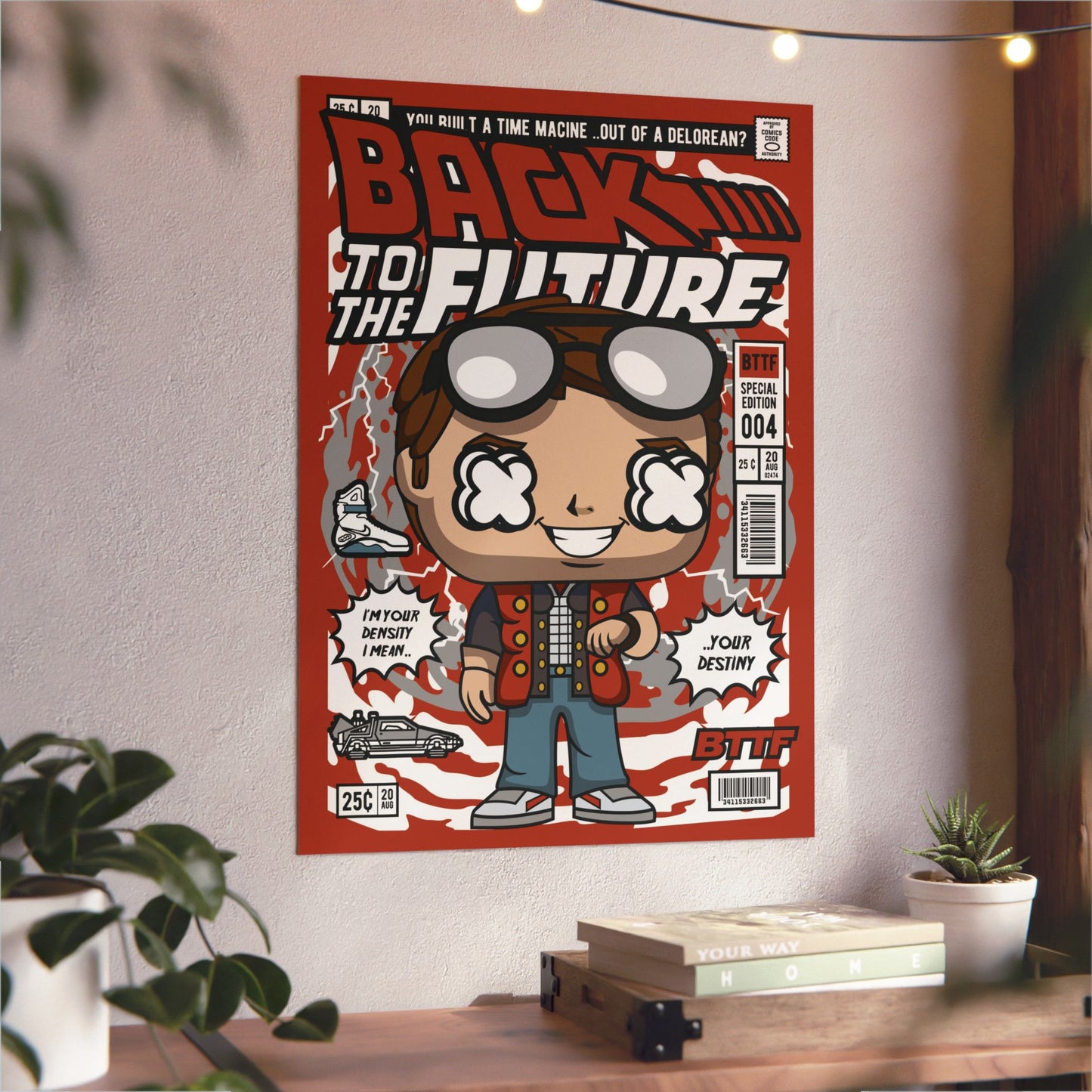 Marty Mcfly Metal Poster