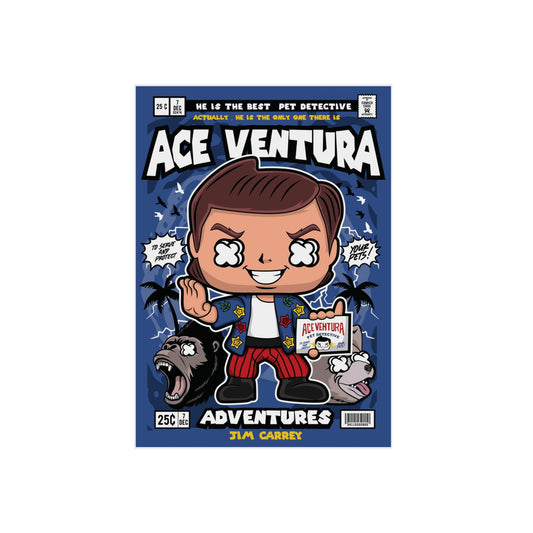 Ace Ventura Metal Poster