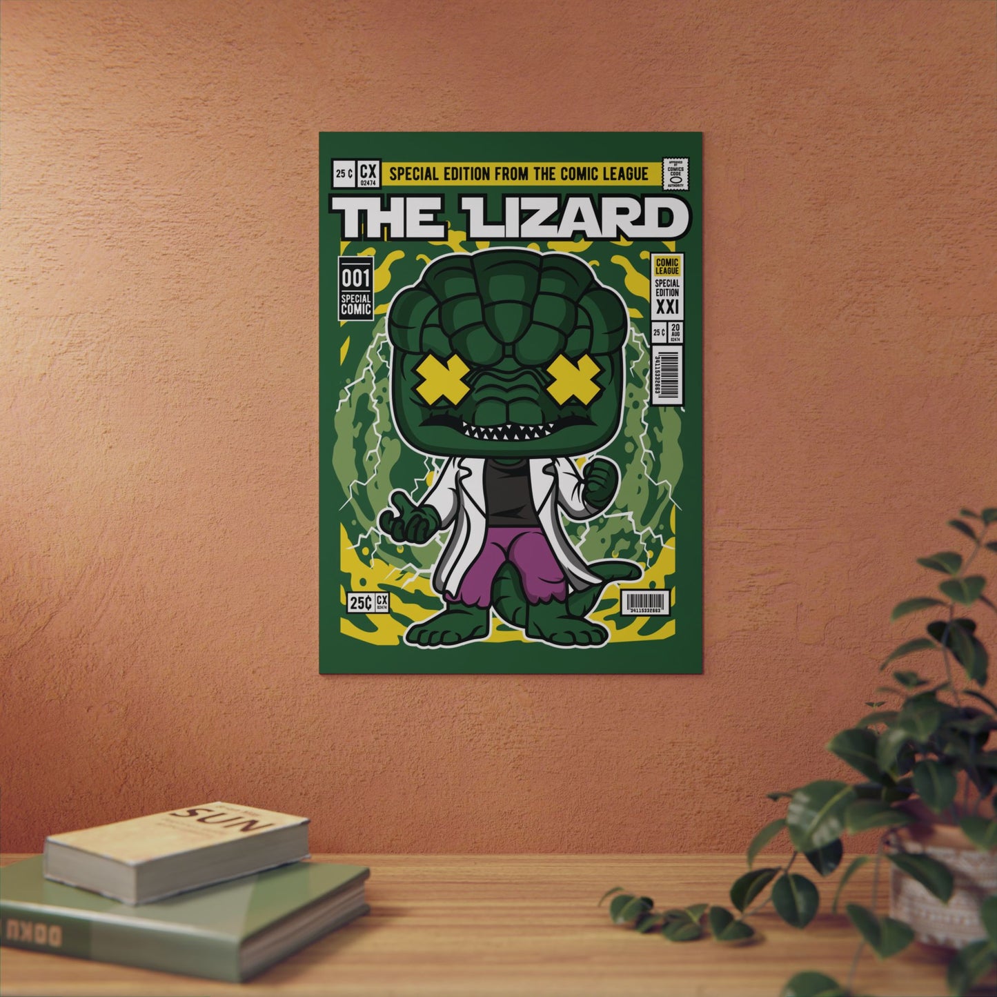 The Lizard Metal Poster