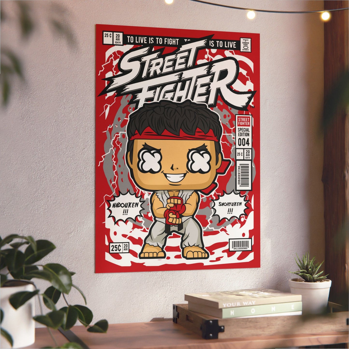 Ryu Metal Poster