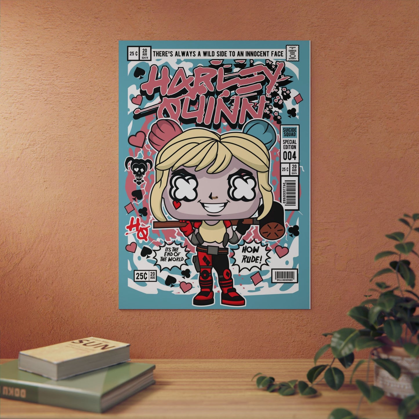 Harley Quinn Metal Poster
