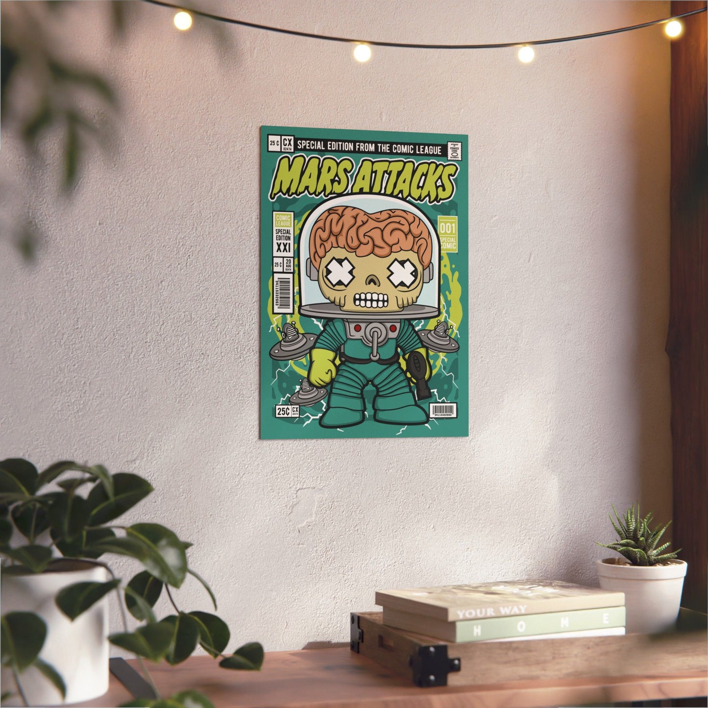 Mars Attack Metal Poster