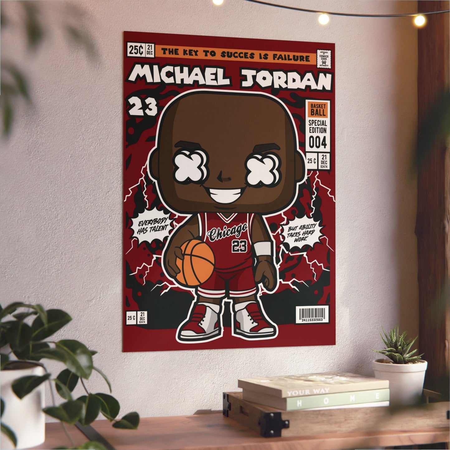 Michael Jordan Metal Poster