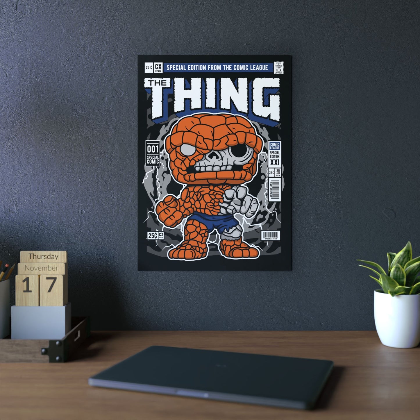 The Thing - Zombie Metal Poster