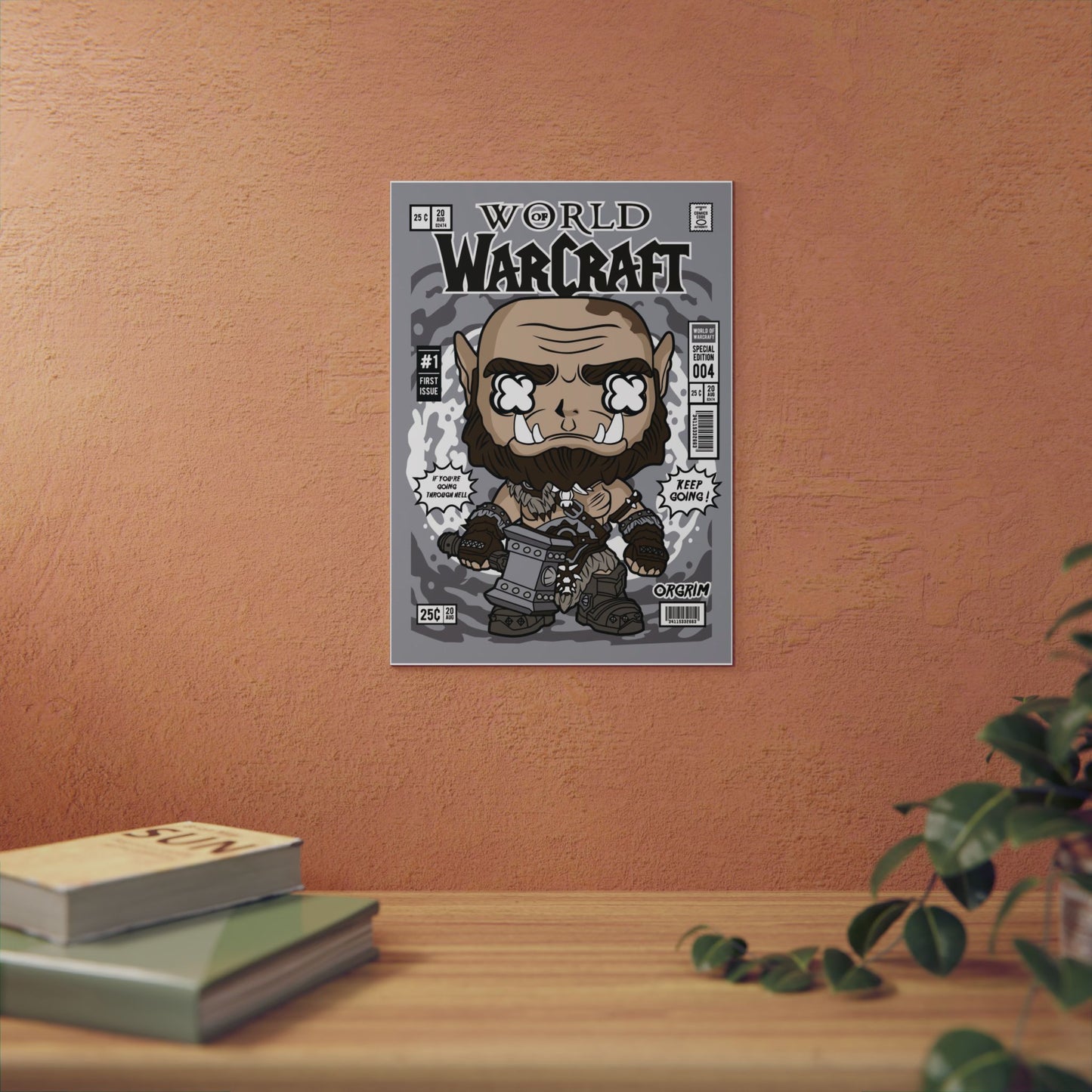WoW Orc Metal Poster