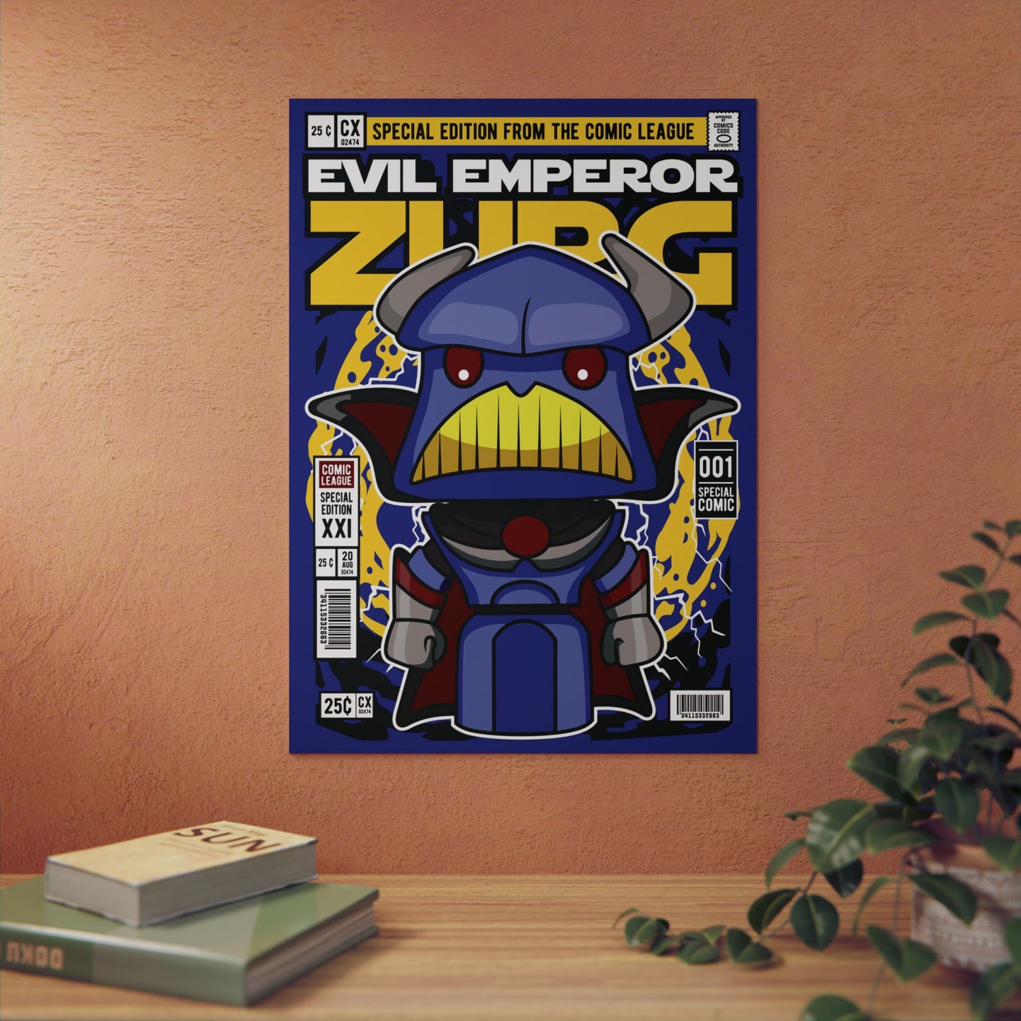 Emperor Zurg Metal Poster