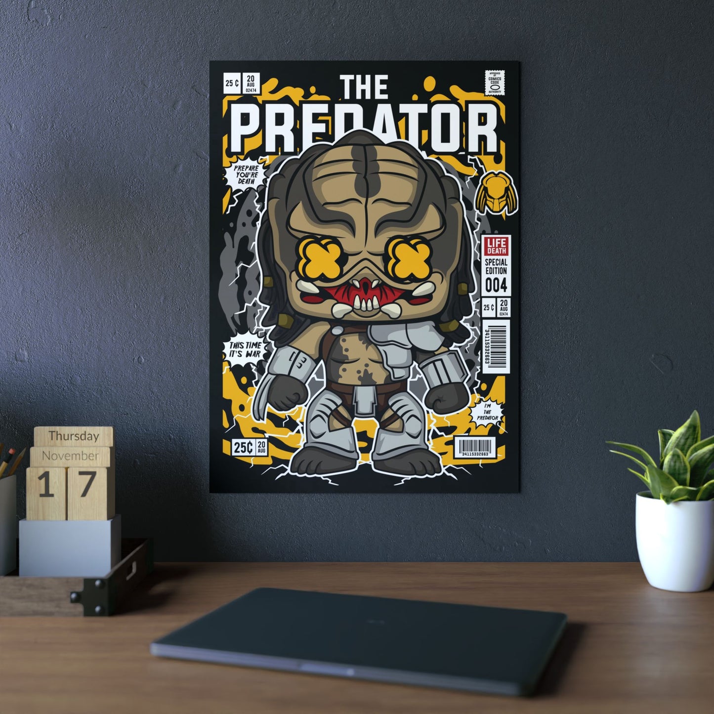 The Predator Metal Poster