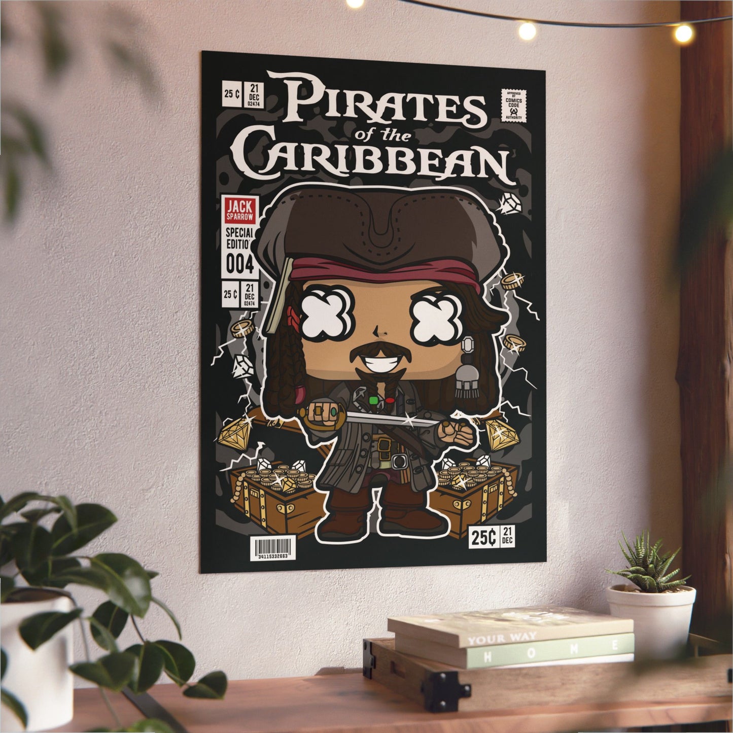 Jack Sparrow Metal Poster