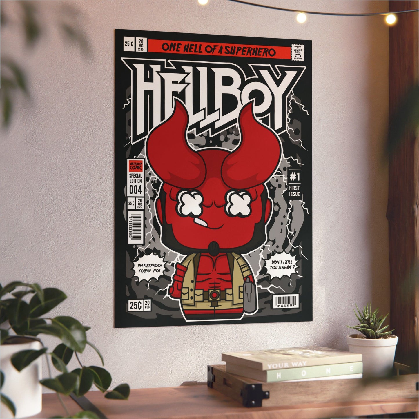 Hell Boy Metal Poster