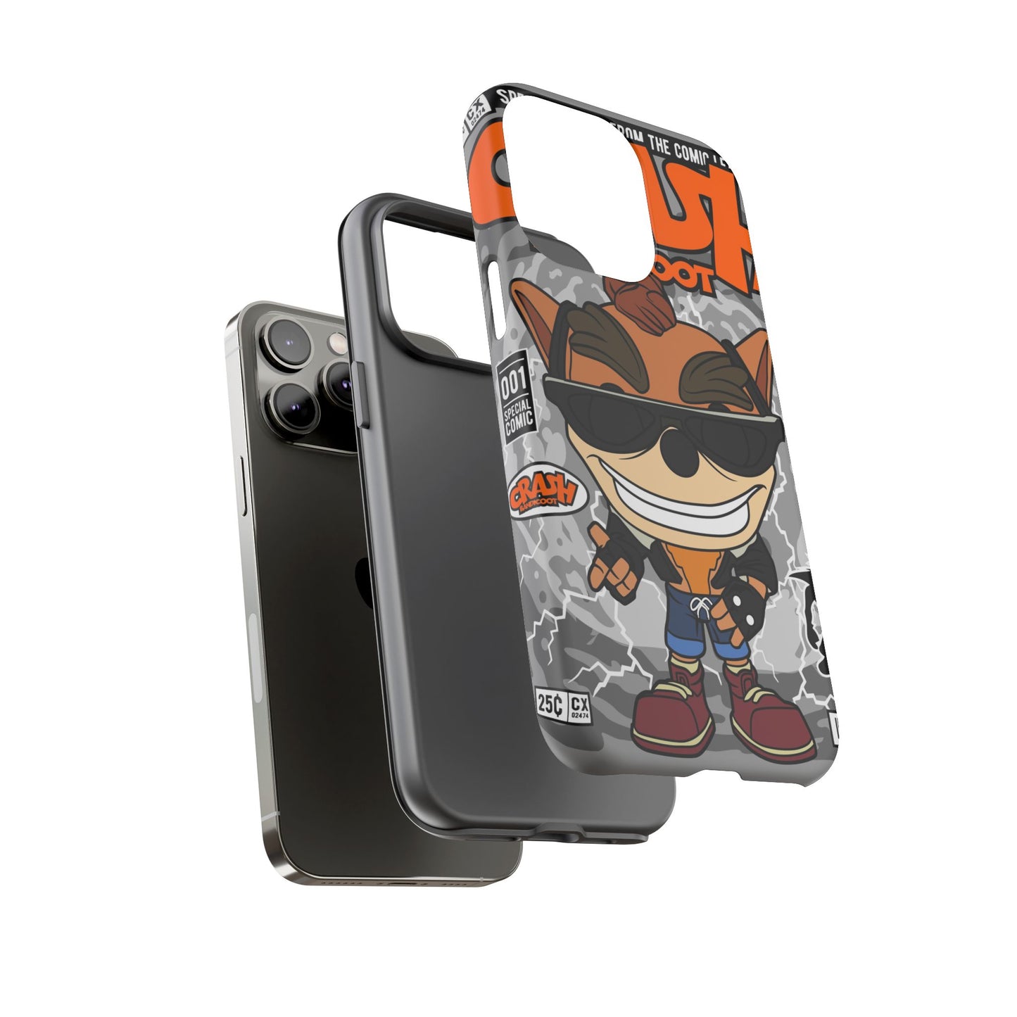 Biker Crash Phone Case