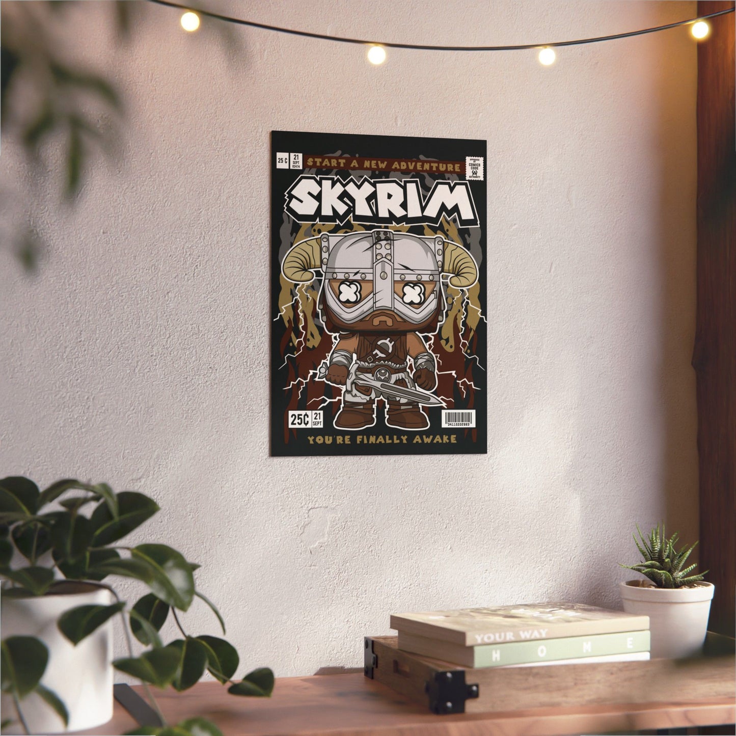 Skyrim Metal Poster