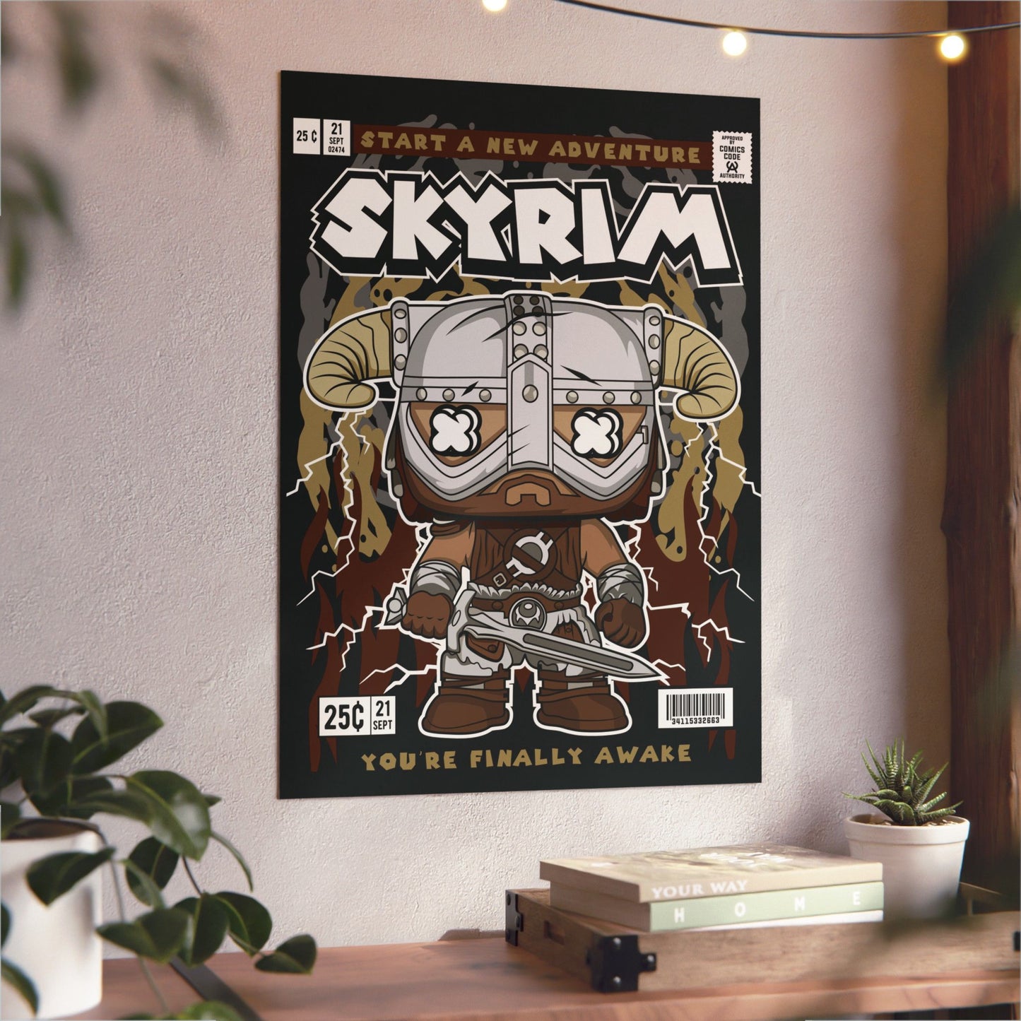 Skyrim Metal Poster