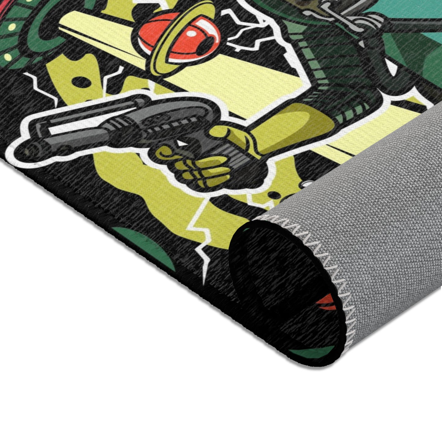 Mars Attack Comic Rug