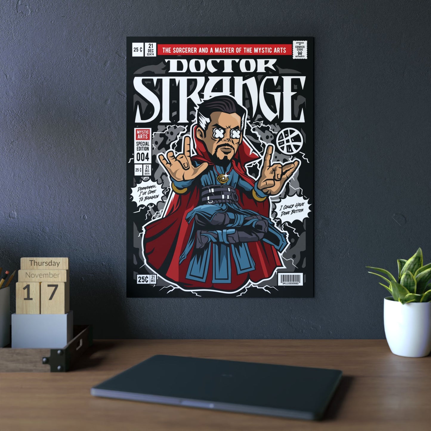 Dr Strange Metal Poster