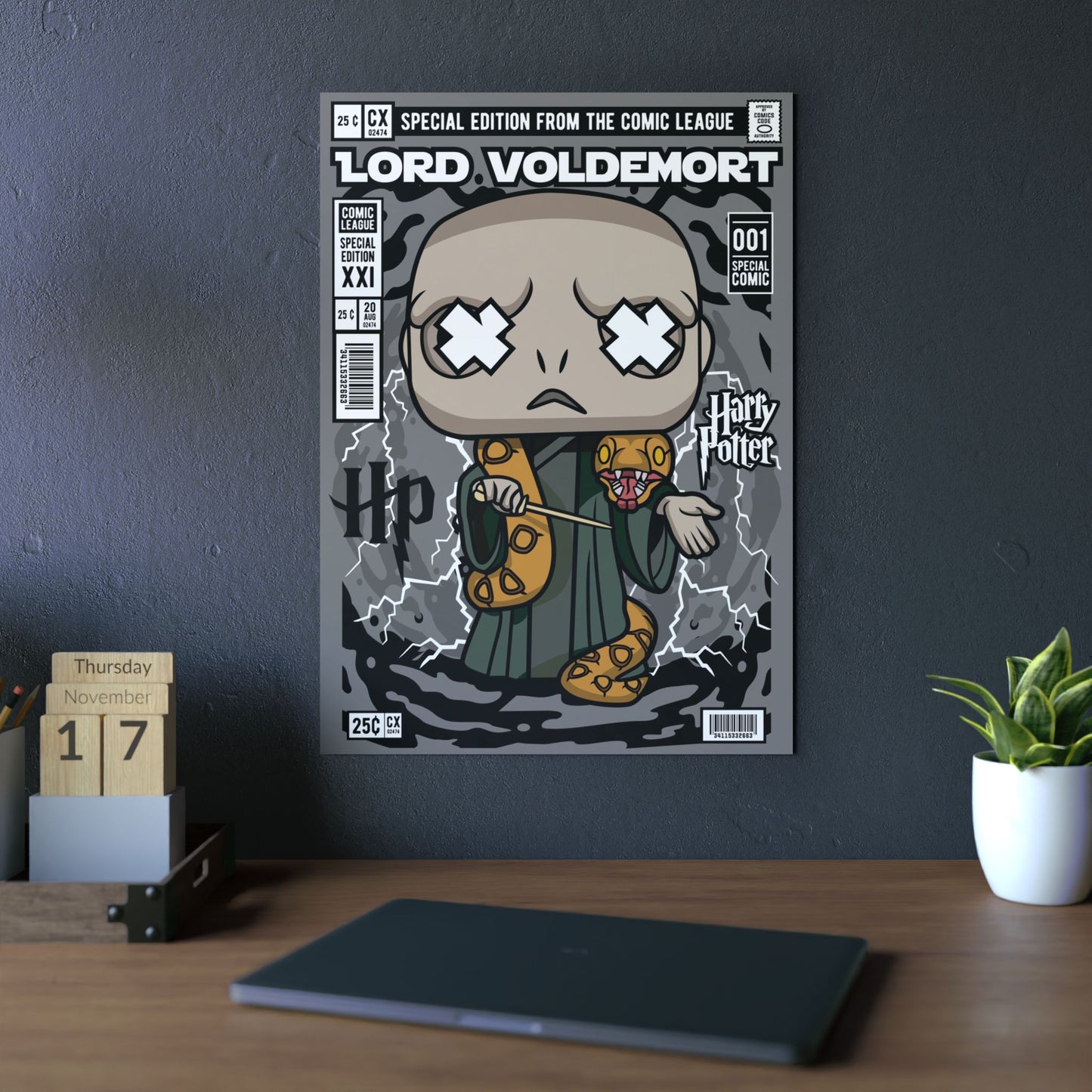 Voldermort Metal Poster