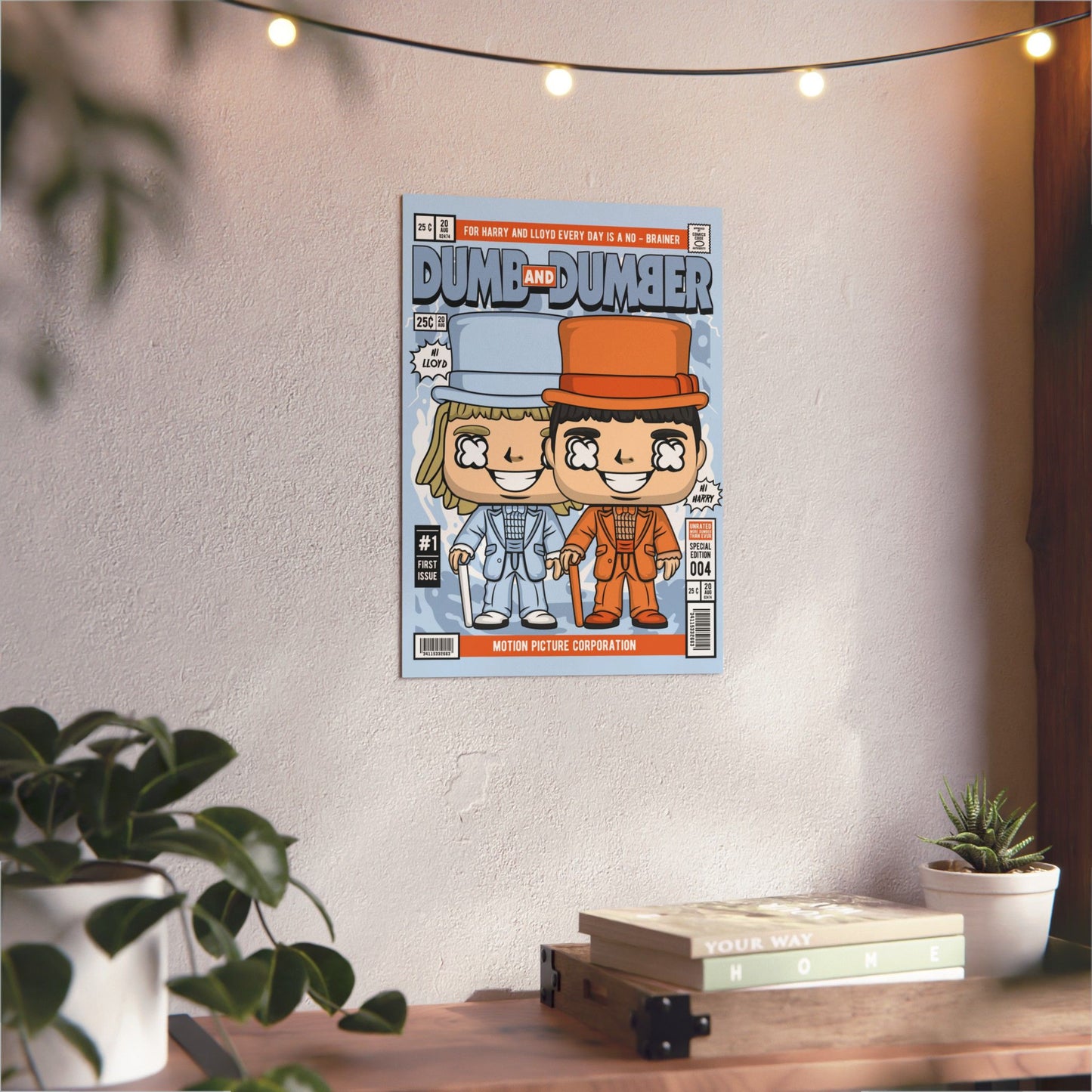 Dumb & Dumber Metal Poster