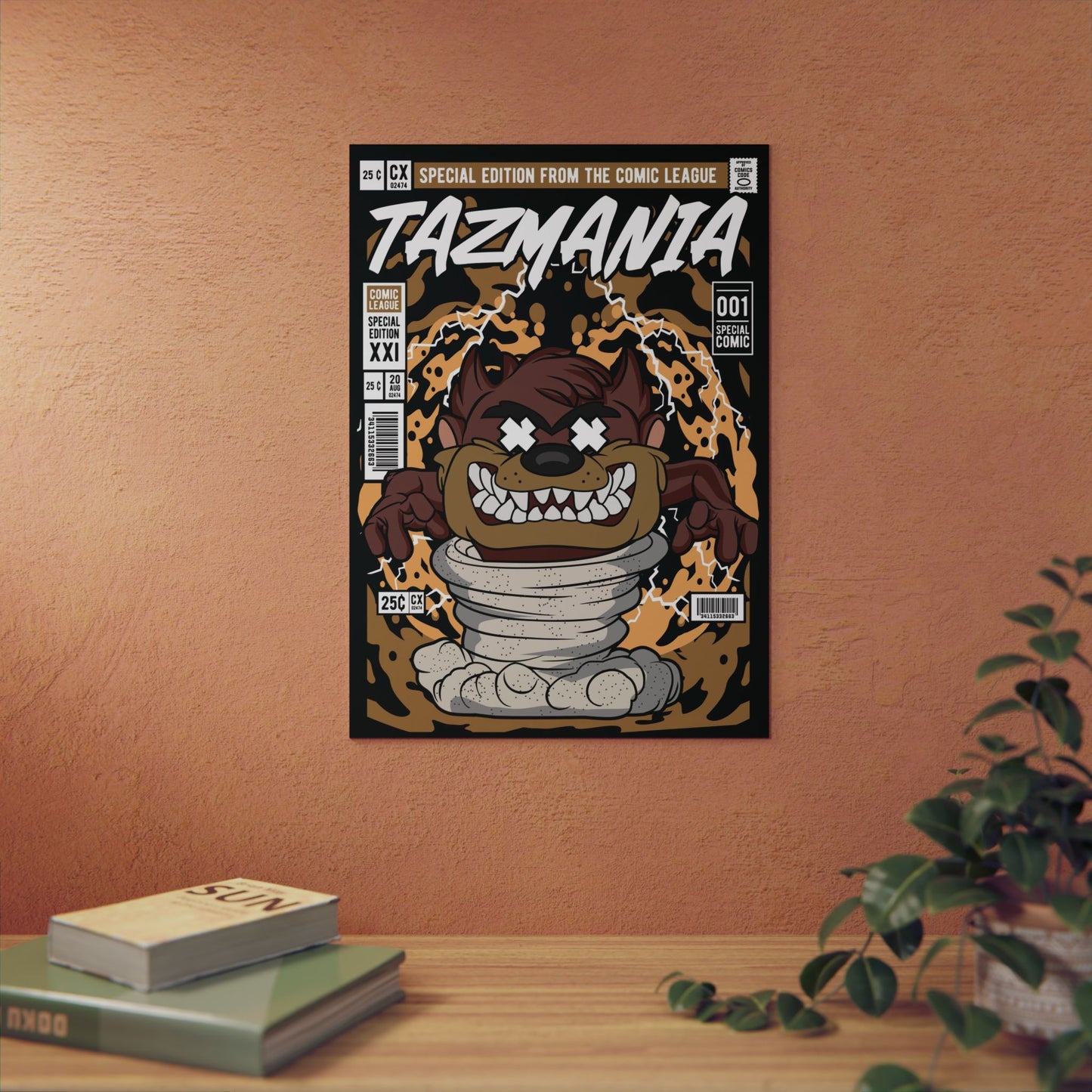 Taz Metal Poster