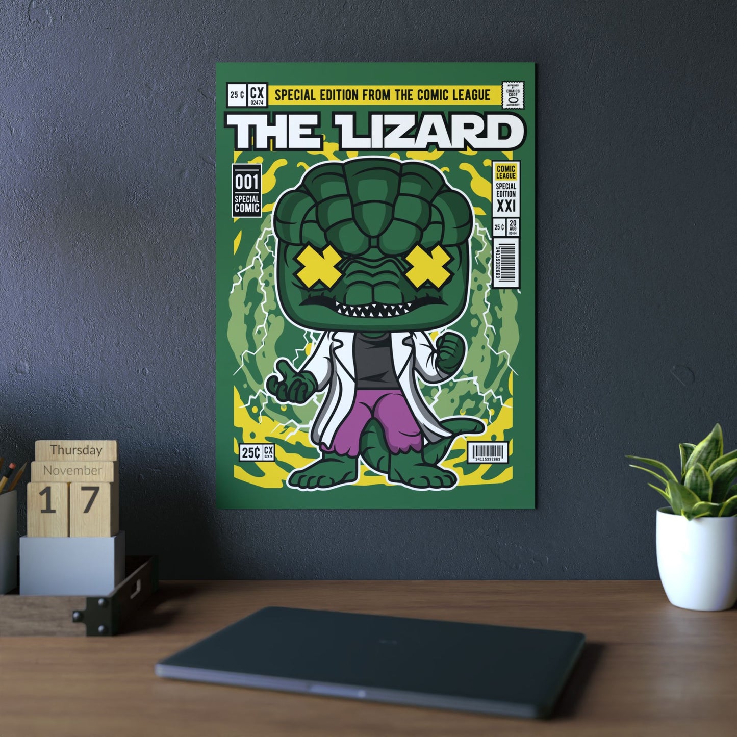 The Lizard Metal Poster