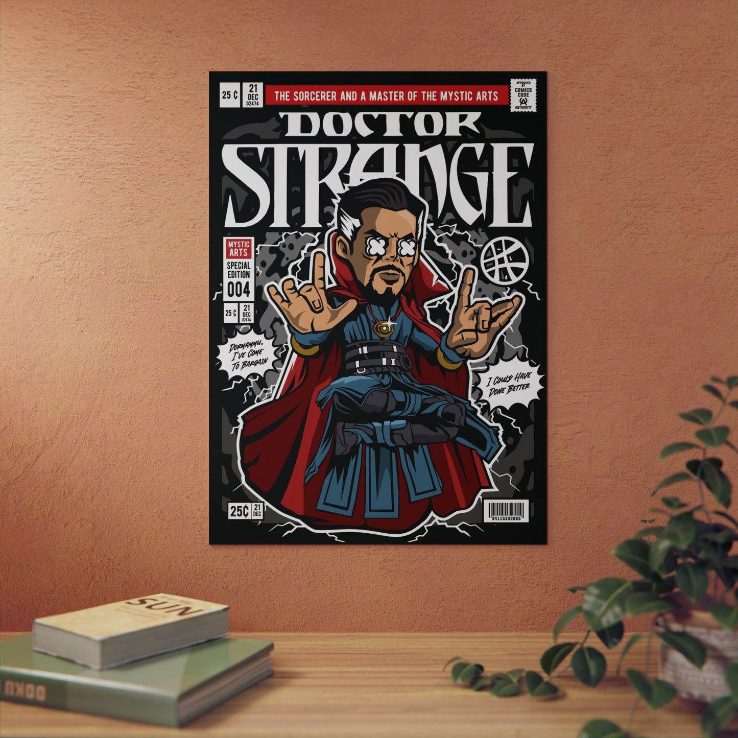 Dr Strange Metal Poster