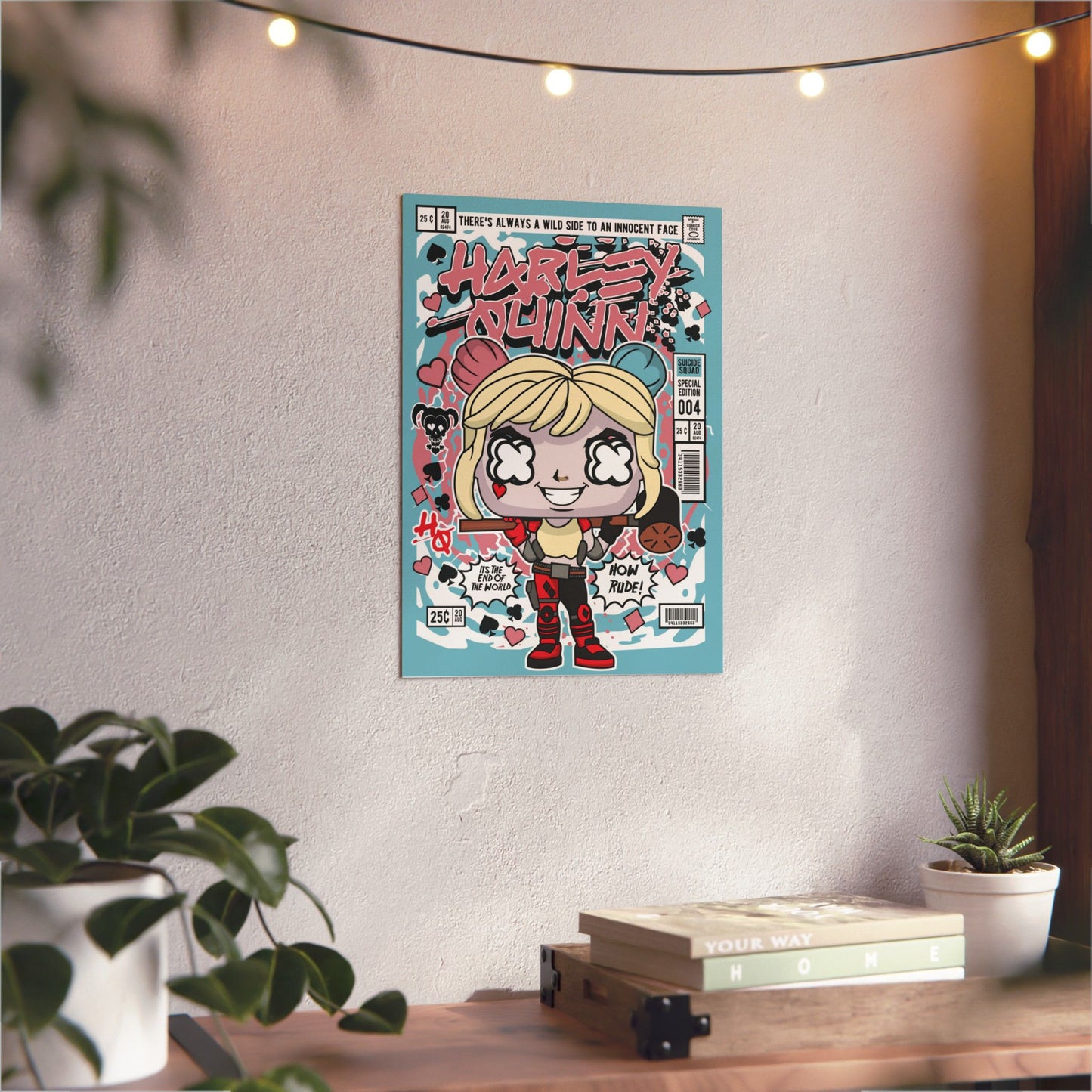 Harley Quinn Metal Poster
