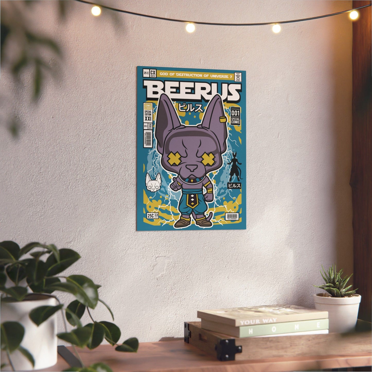 Beerus Metal Poster