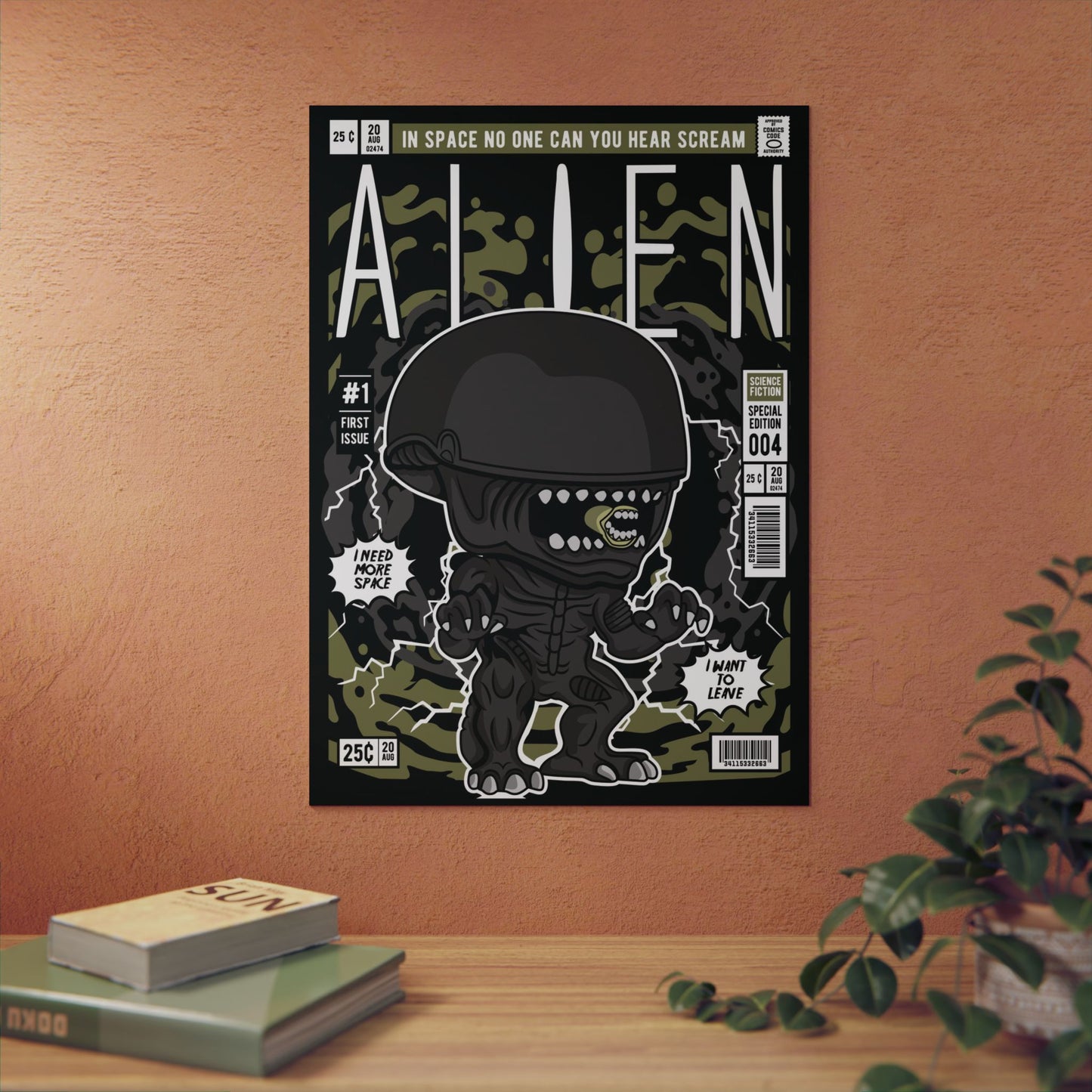 Alien Metal Poster