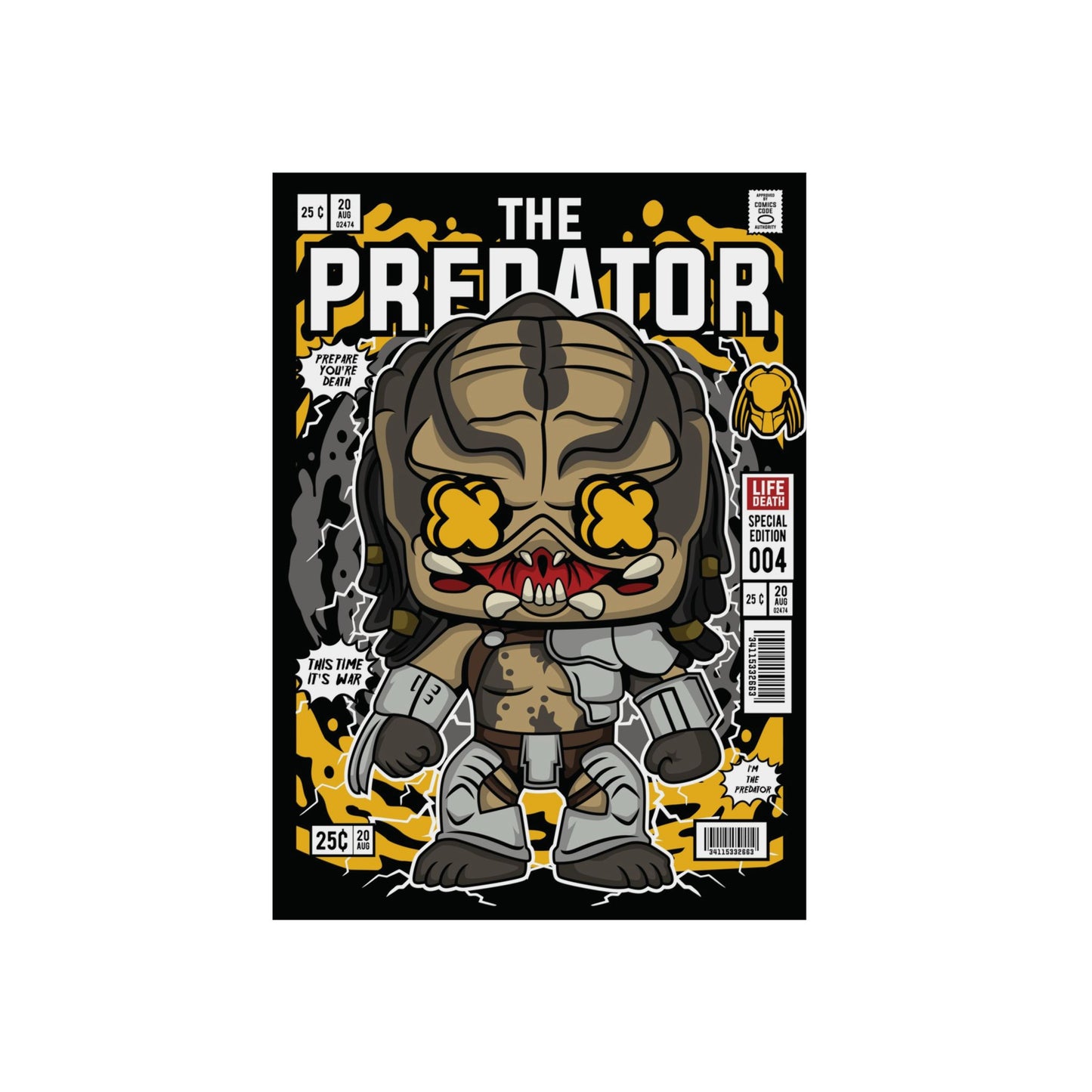 The Predator Metal Poster