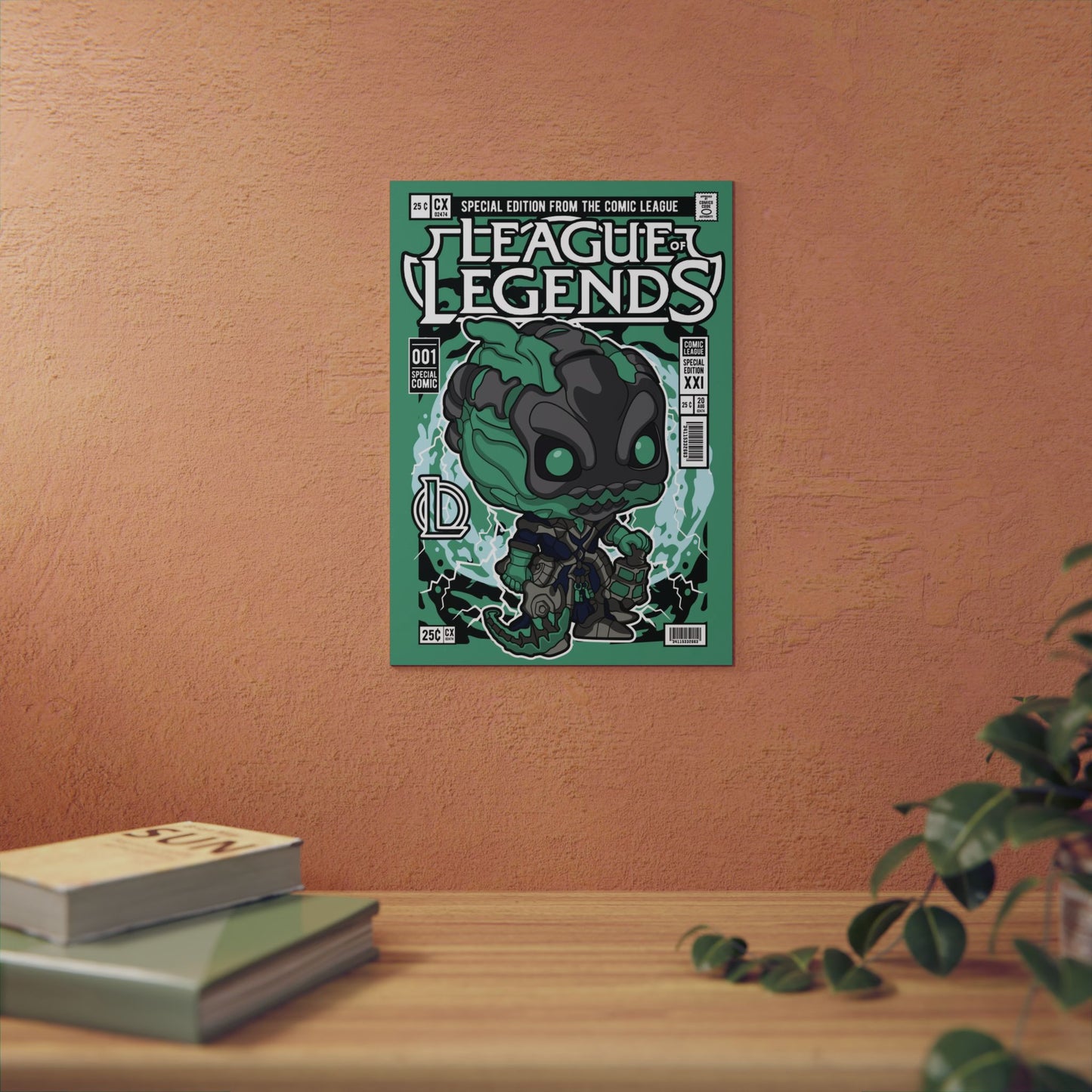 Thresh Metal Poster