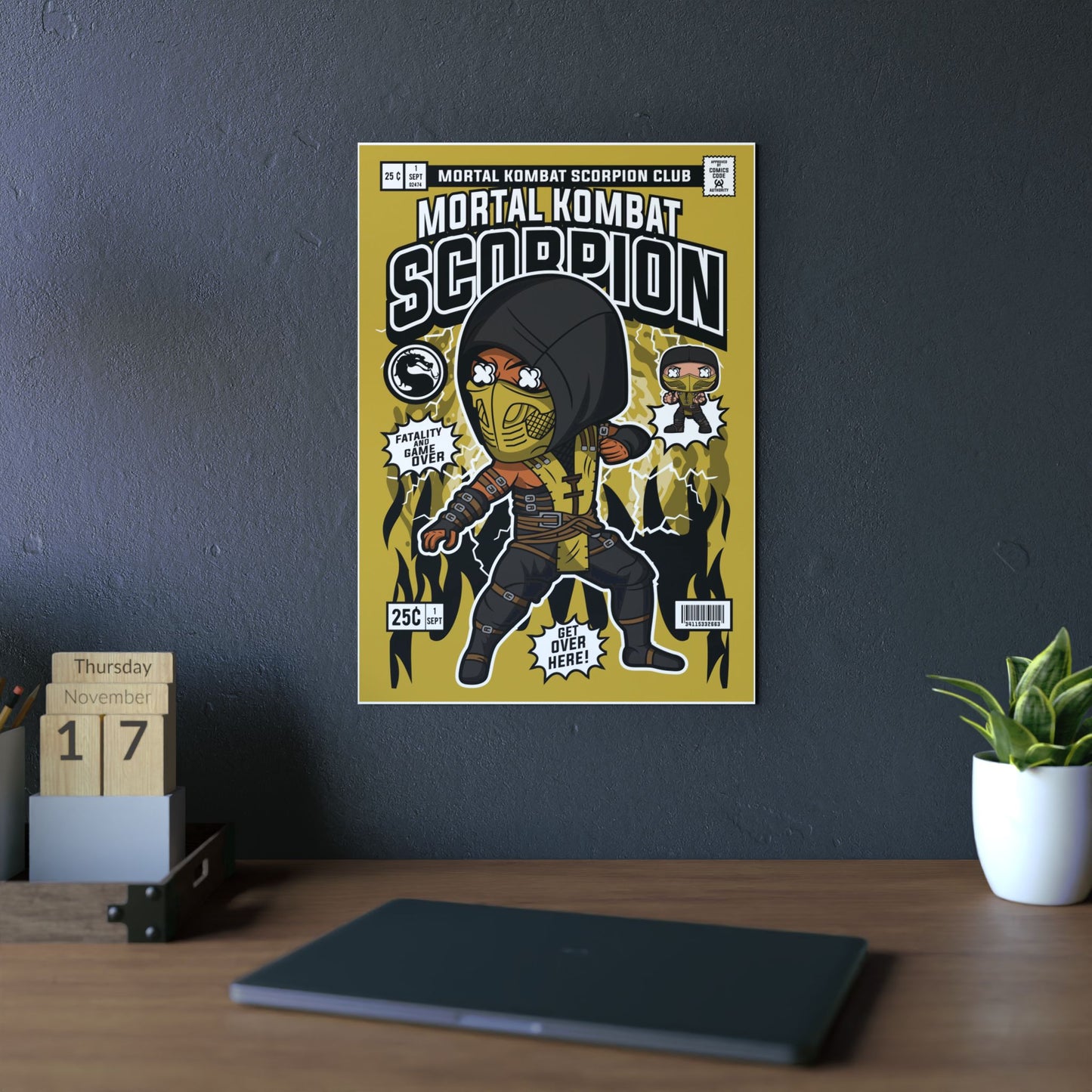 Scorpion Metal Poster