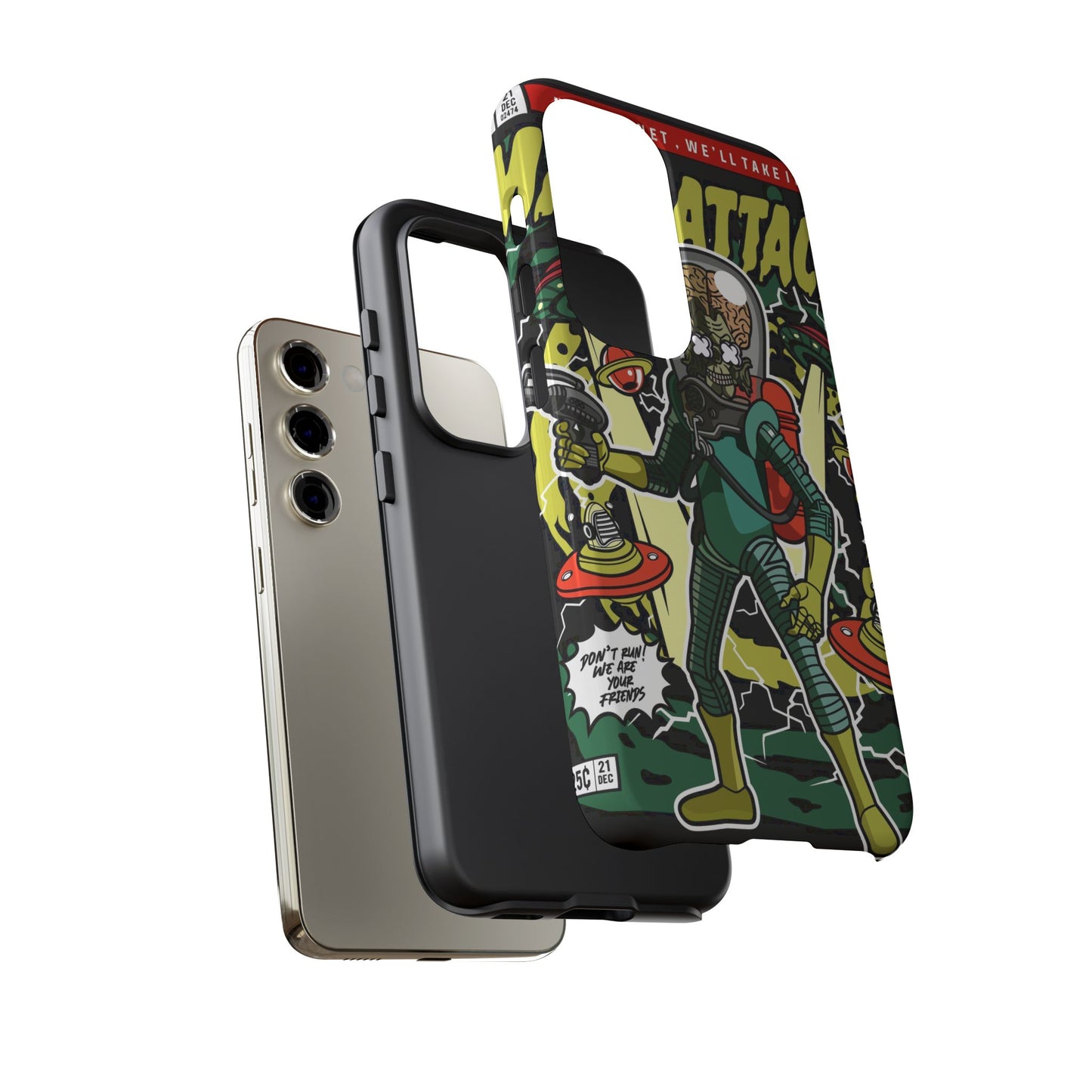 Mars Attack Comic Phone Case