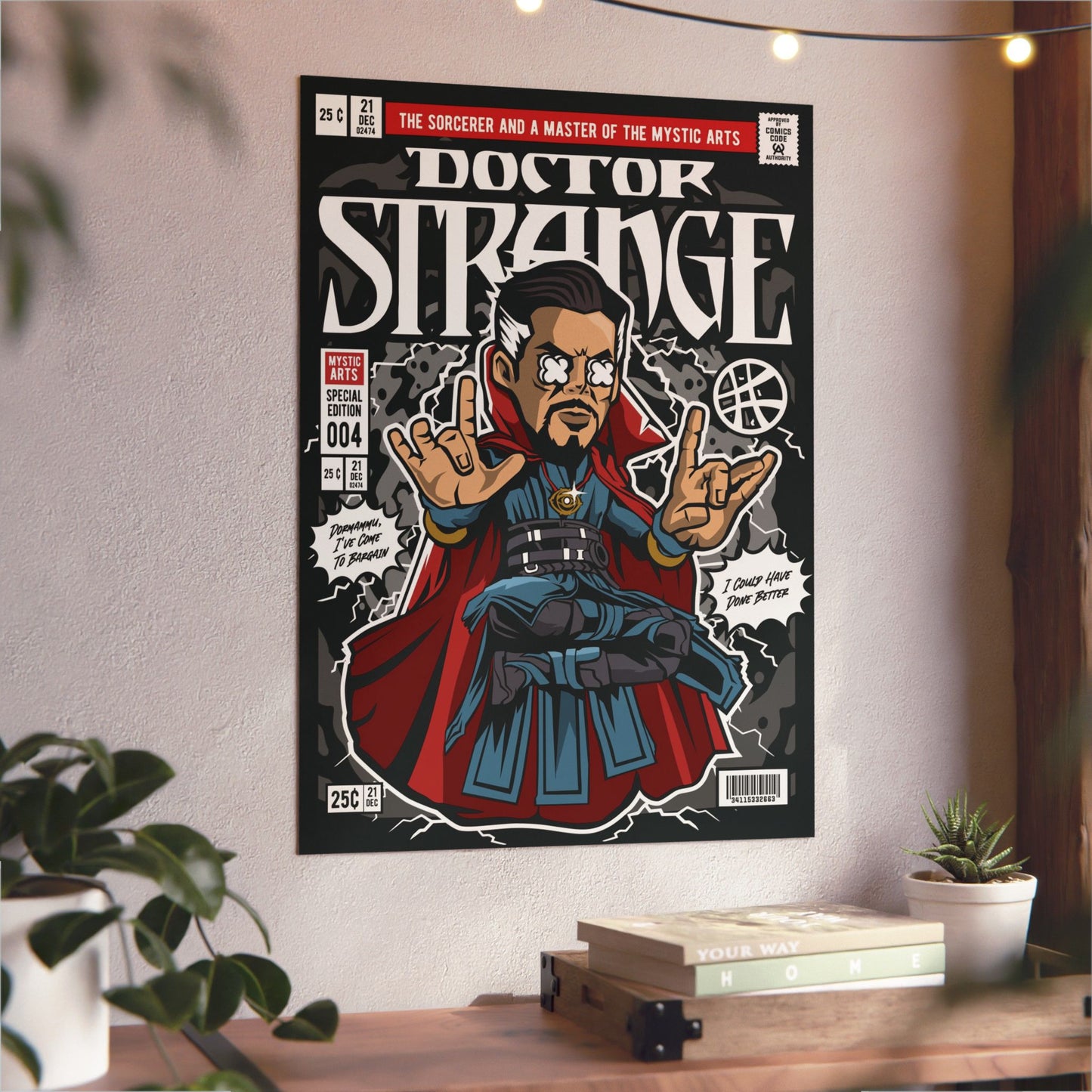 Dr Strange Metal Poster