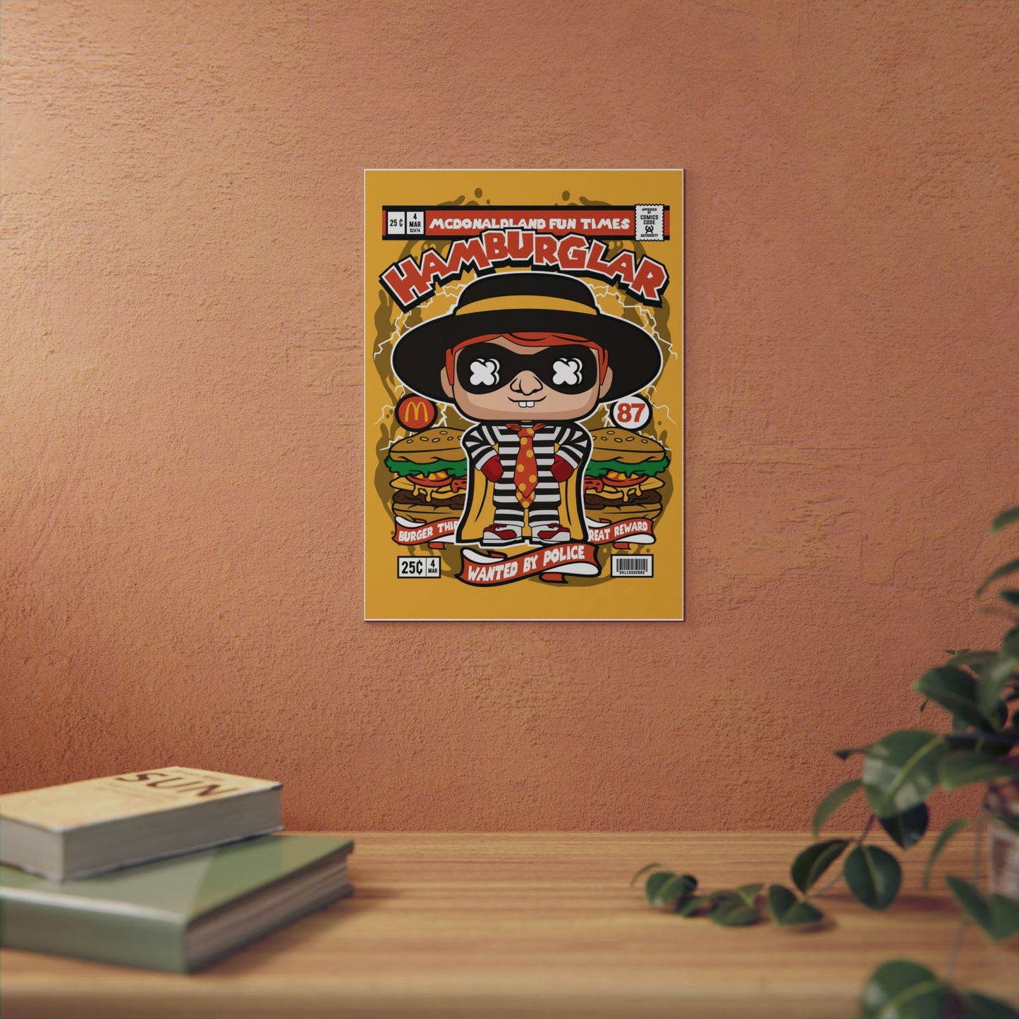 Hamburglar Metal Poster