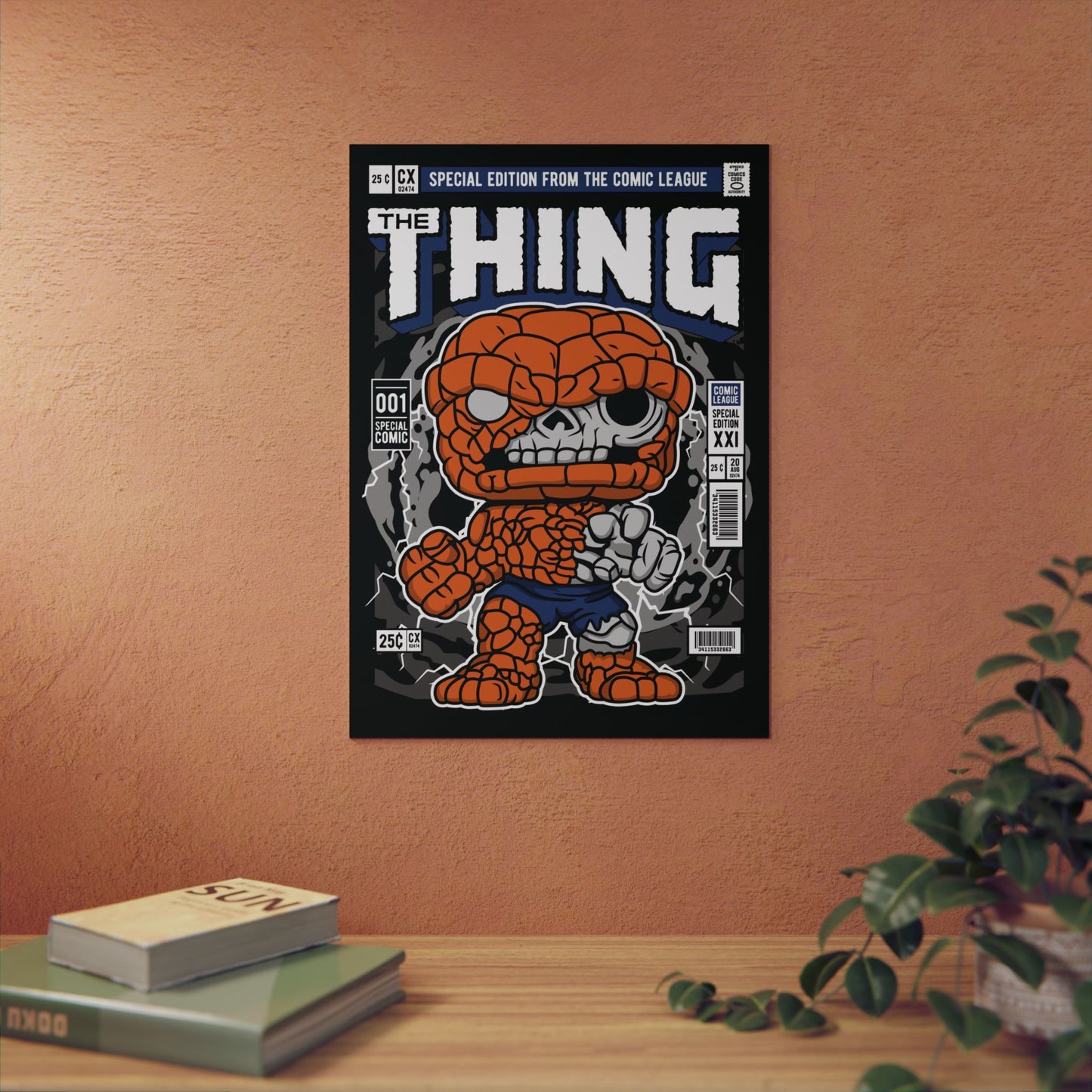 The Thing - Zombie Metal Poster