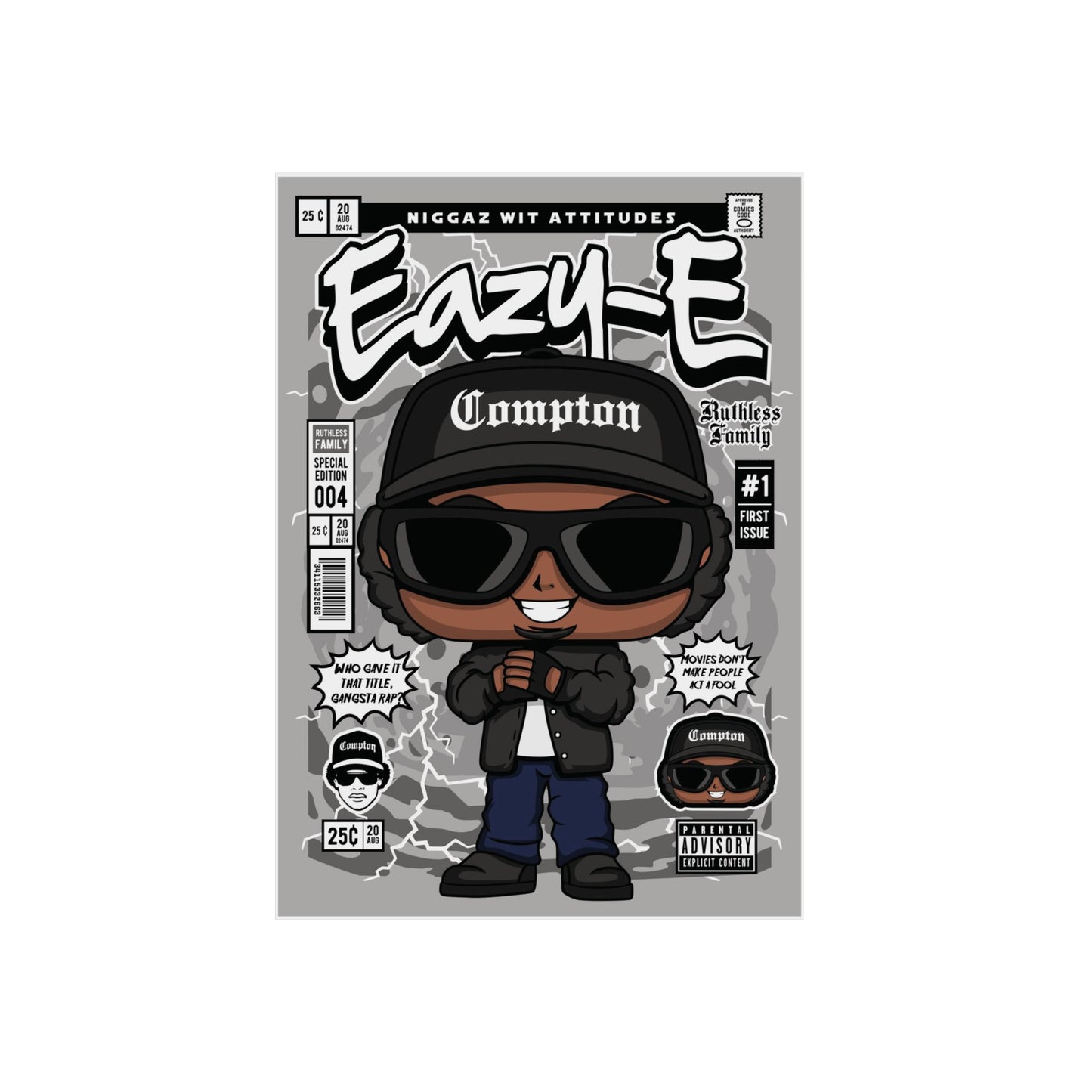 Eazy E Metal Poster