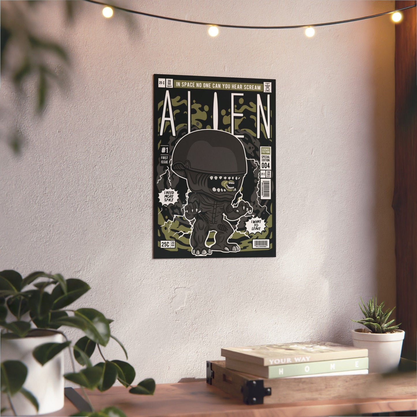Alien Metal Poster