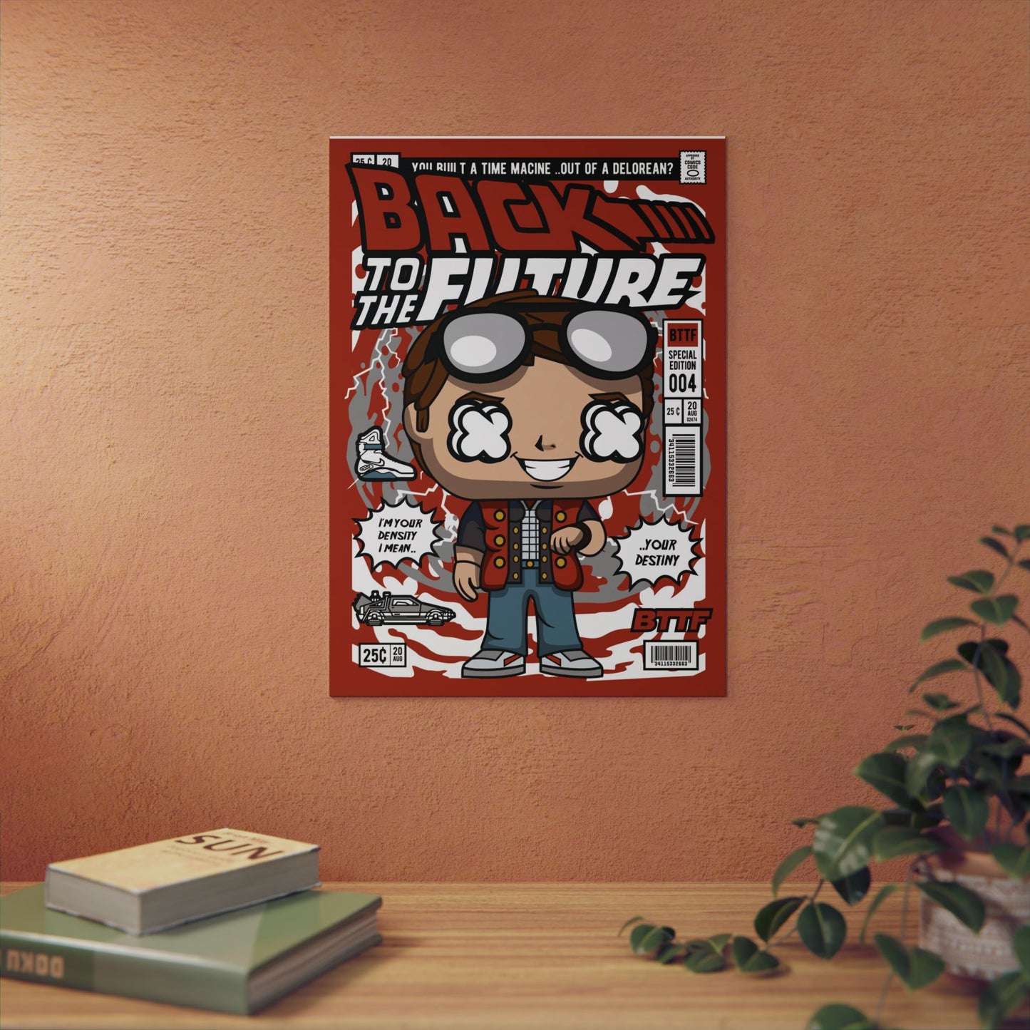 Marty Mcfly Metal Poster
