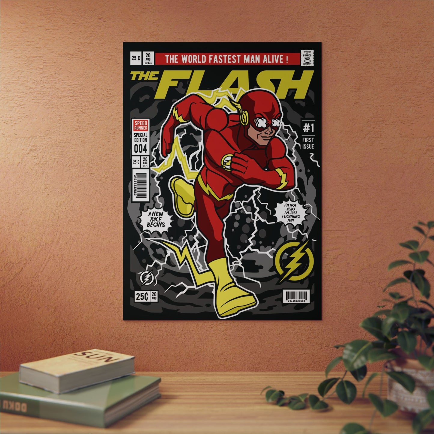 The Flash Metal Poster