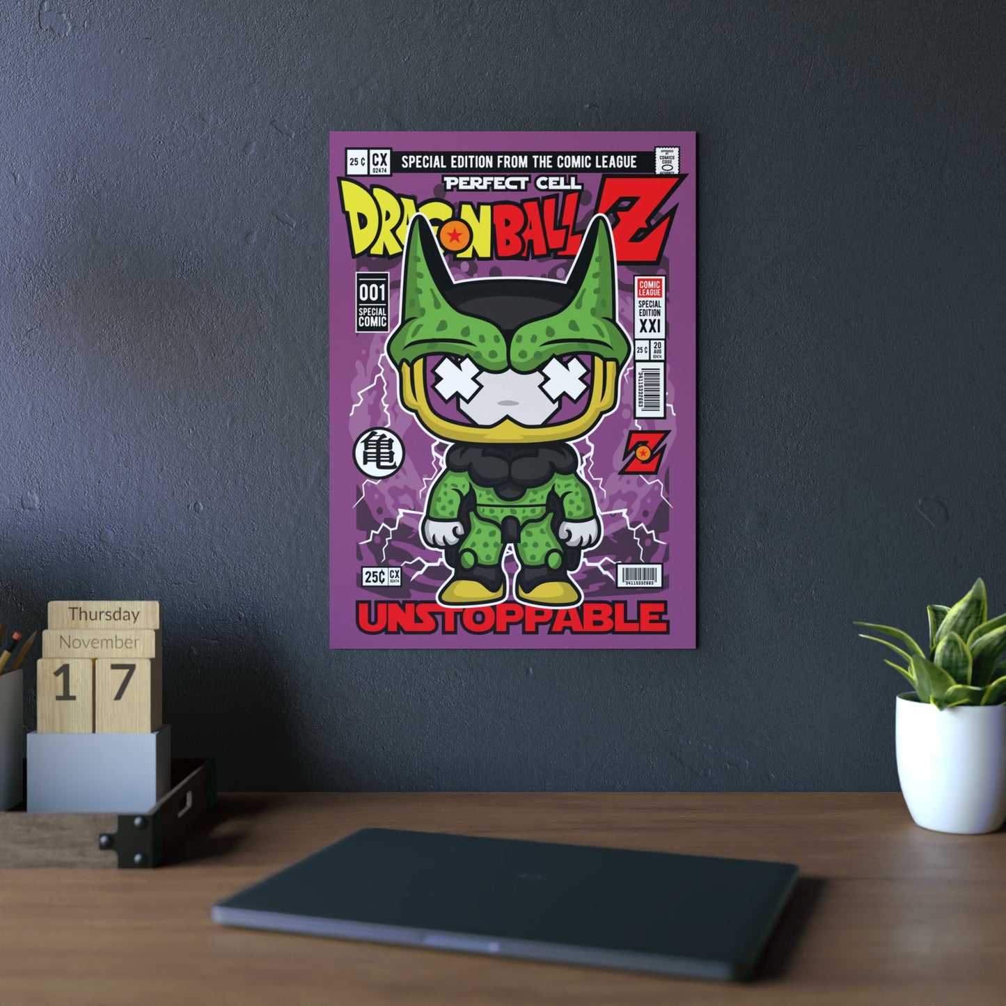 Perfect Cell Metal Poster