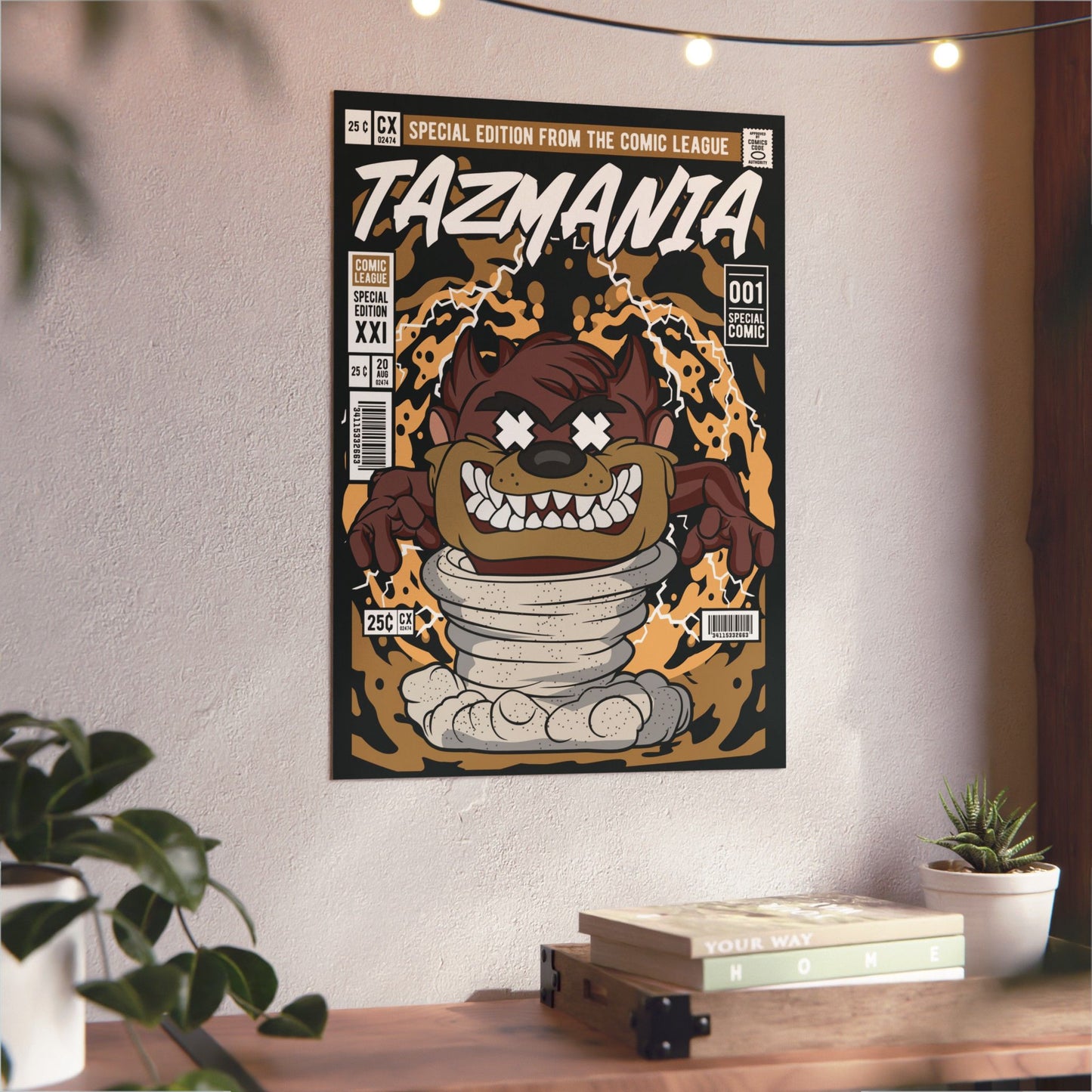 Taz Metal Poster