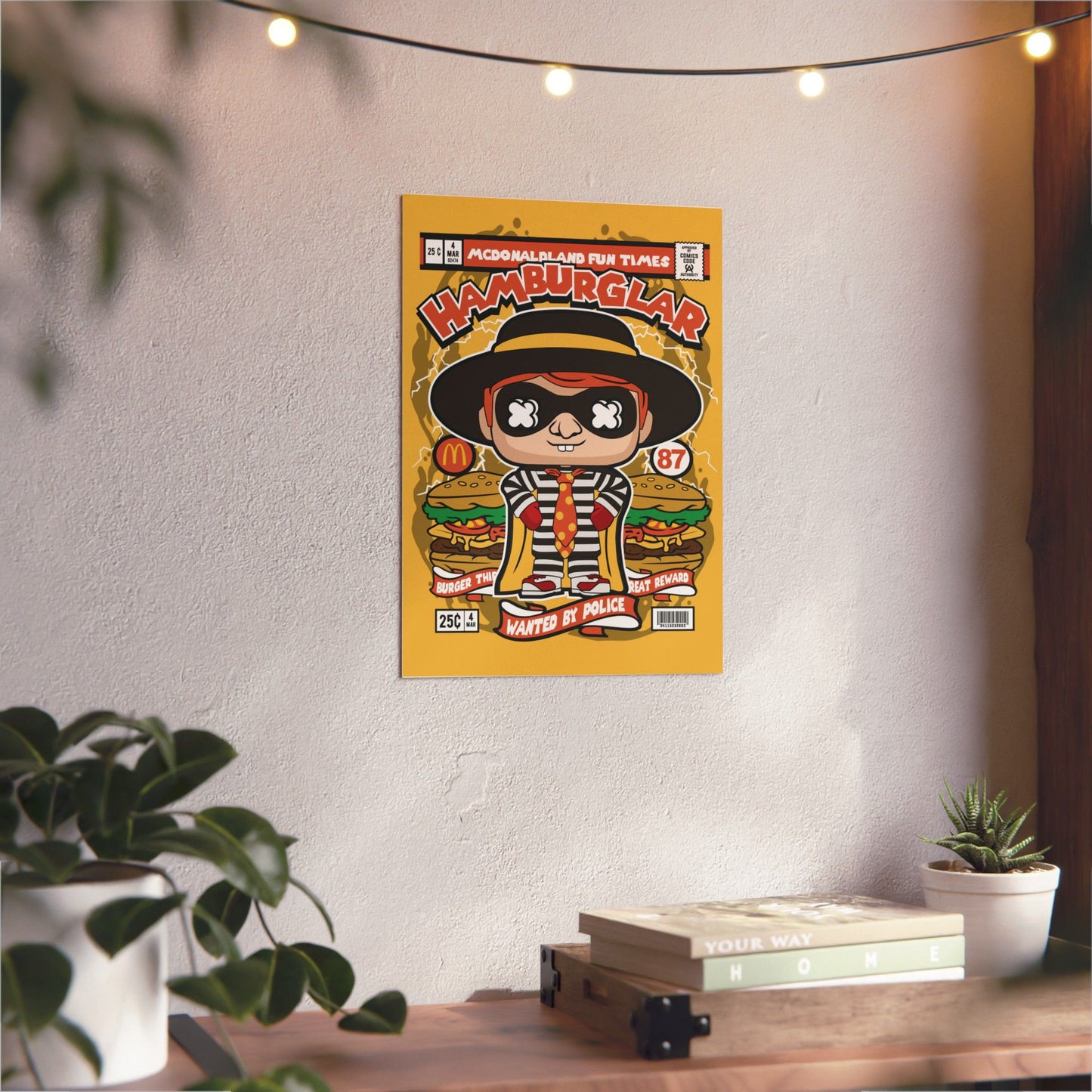 Hamburglar Metal Poster